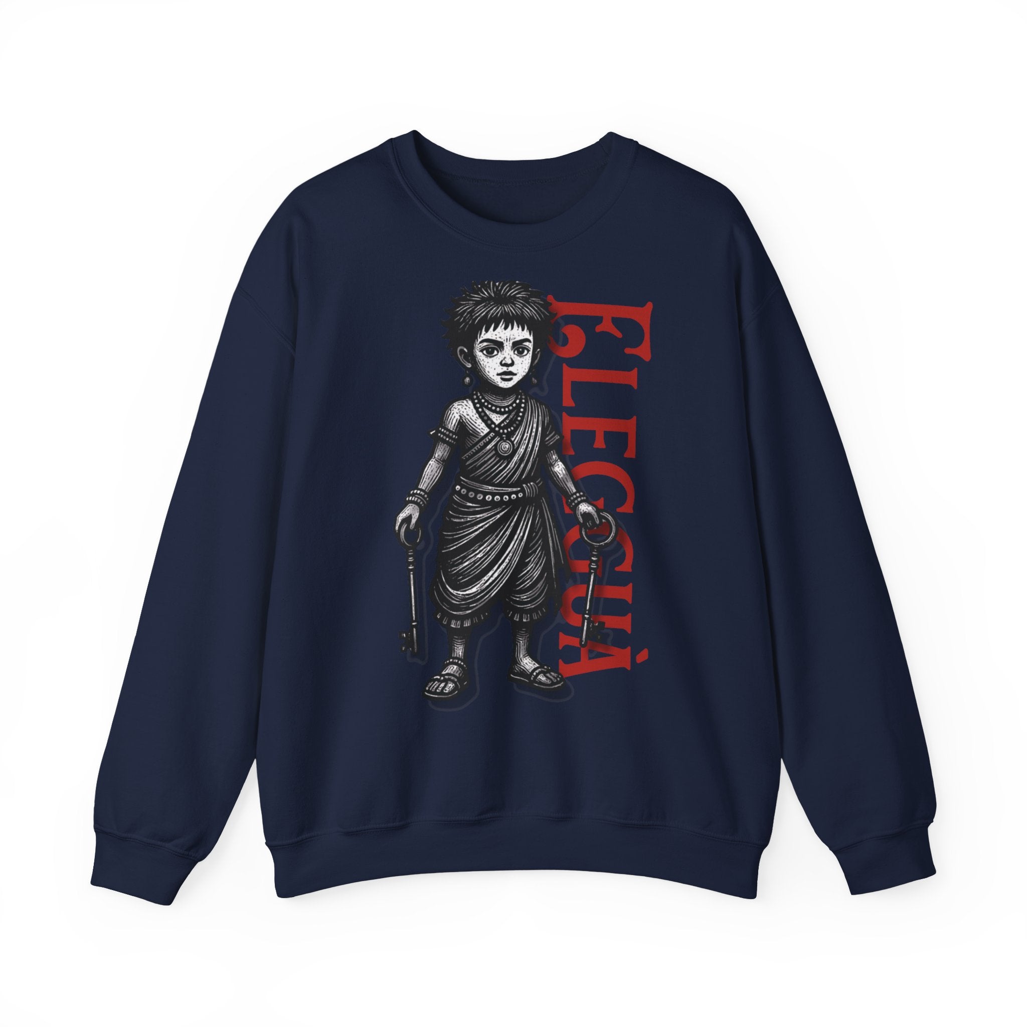 Elegguá Child Sweatshirt – Santería/Orisha Devotional Crewneck