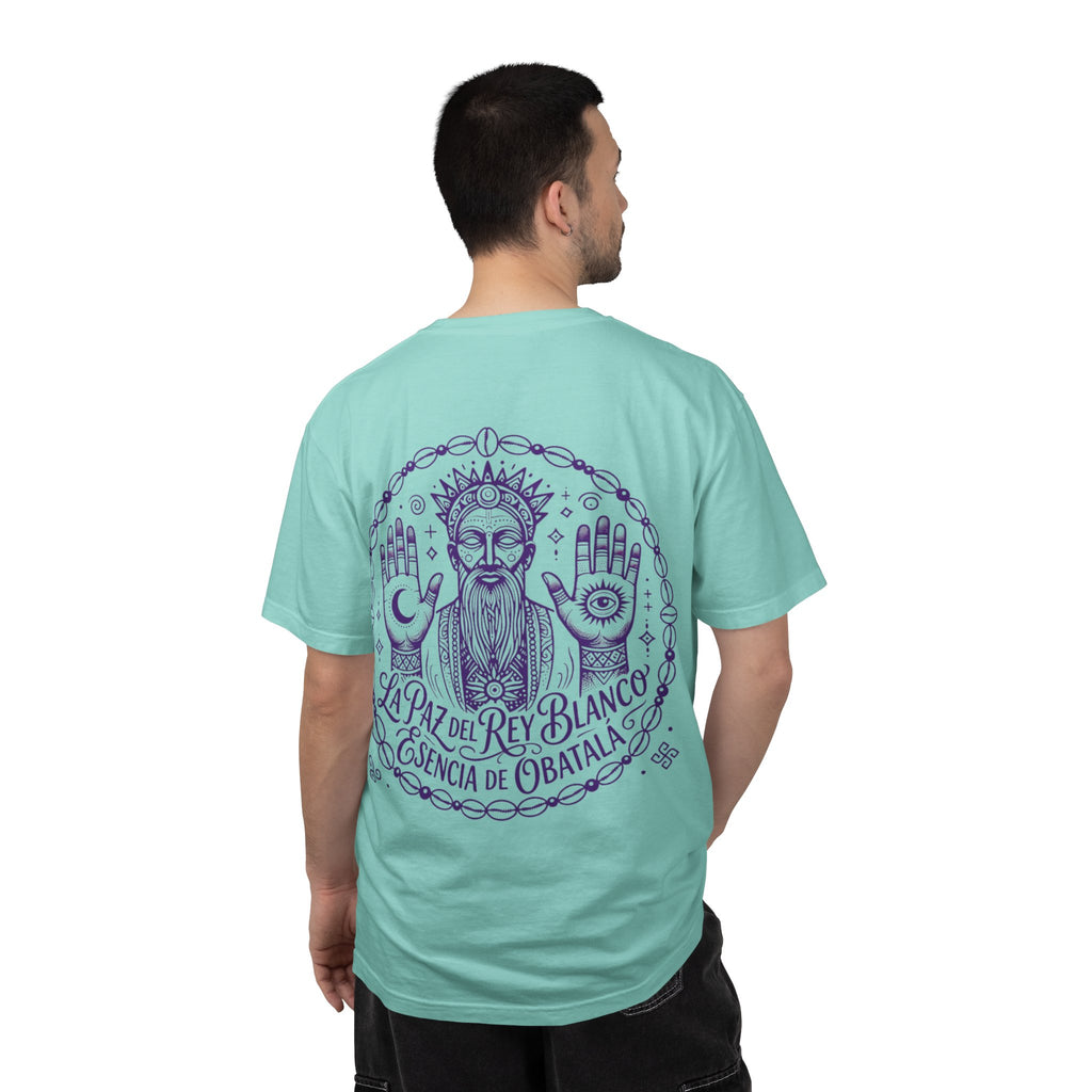 Obatalá Spirit T-Shirt — La Paz del Rey Blanco Graphic Tee