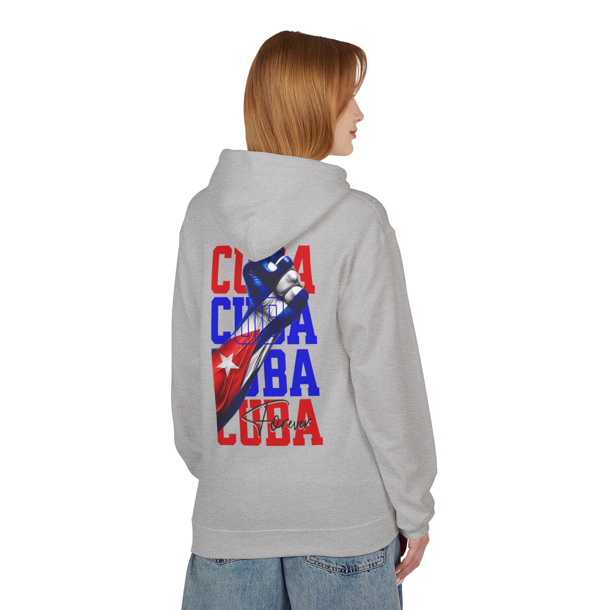 Hoodie — Bold 'Sigua Raya' Neon Script Back Print