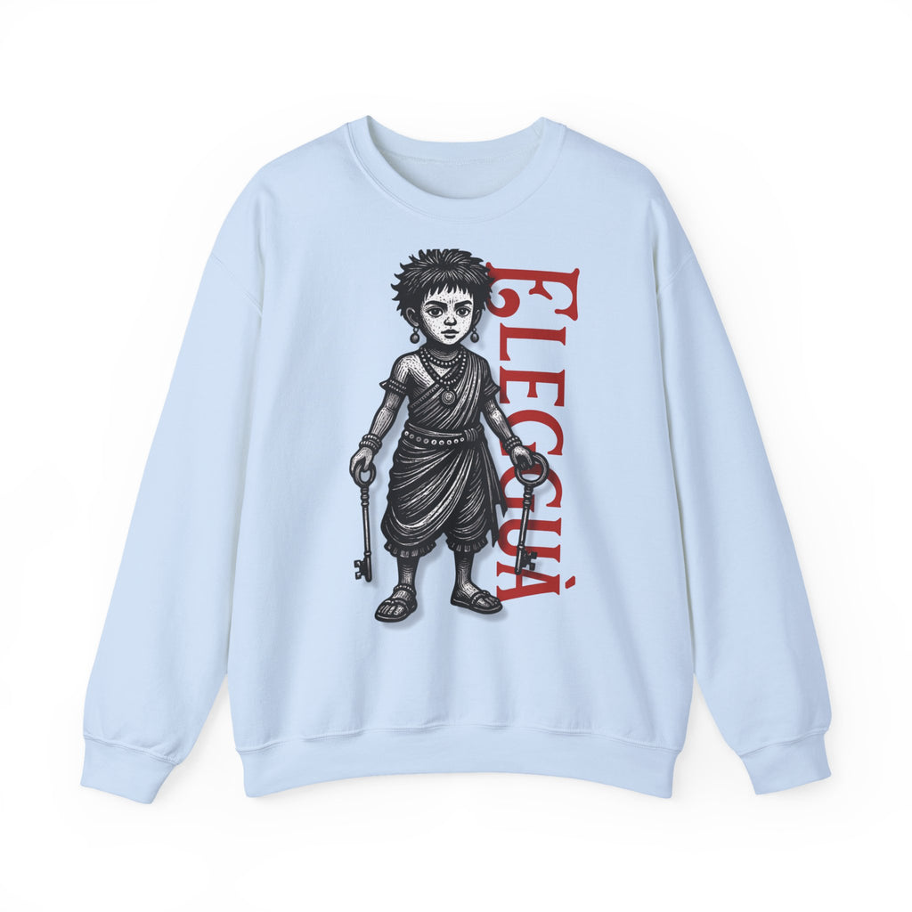 Elegguá Child Sweatshirt – Santería/Orisha Devotional Crewneck