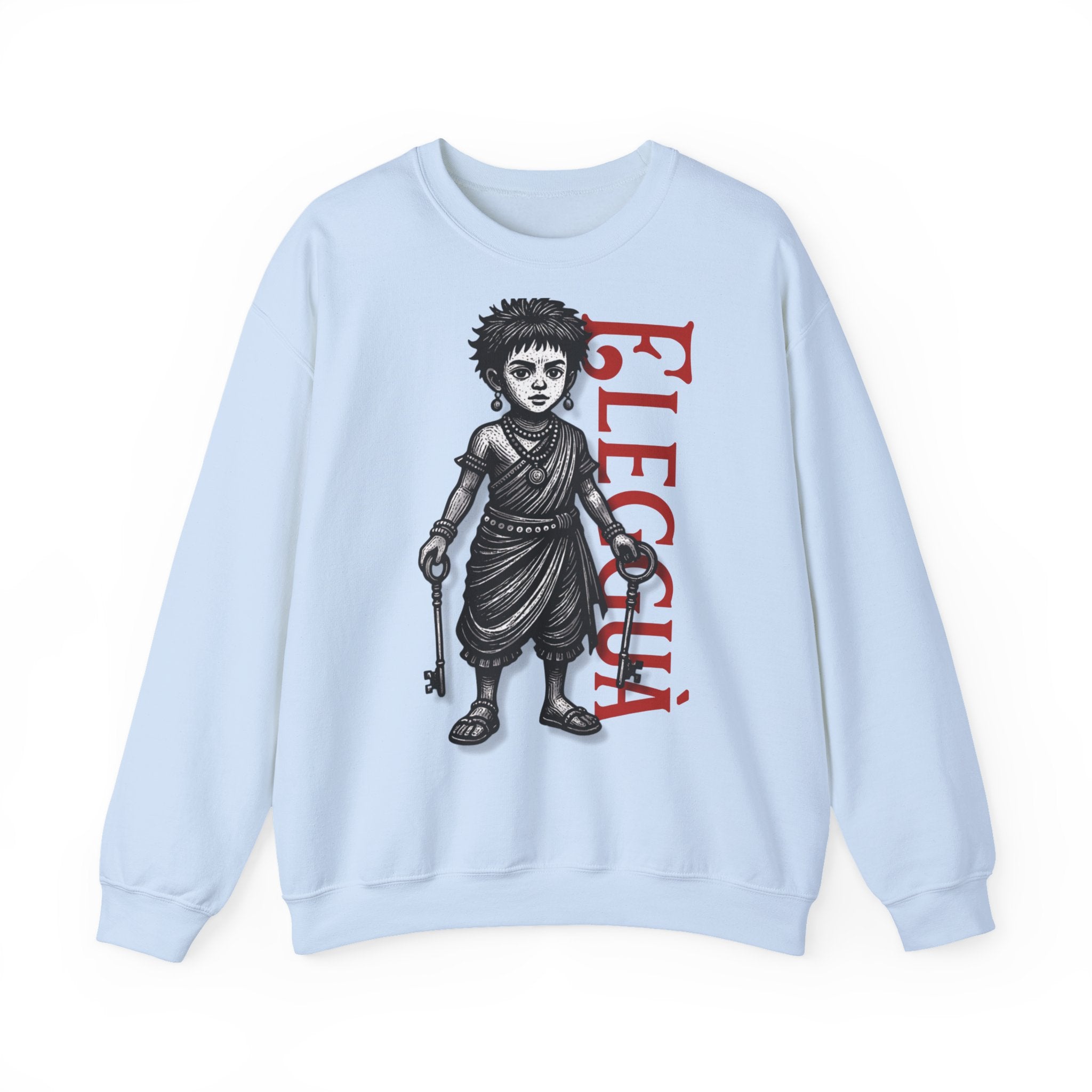 Elegguá Child Sweatshirt – Santería/Orisha Devotional Crewneck