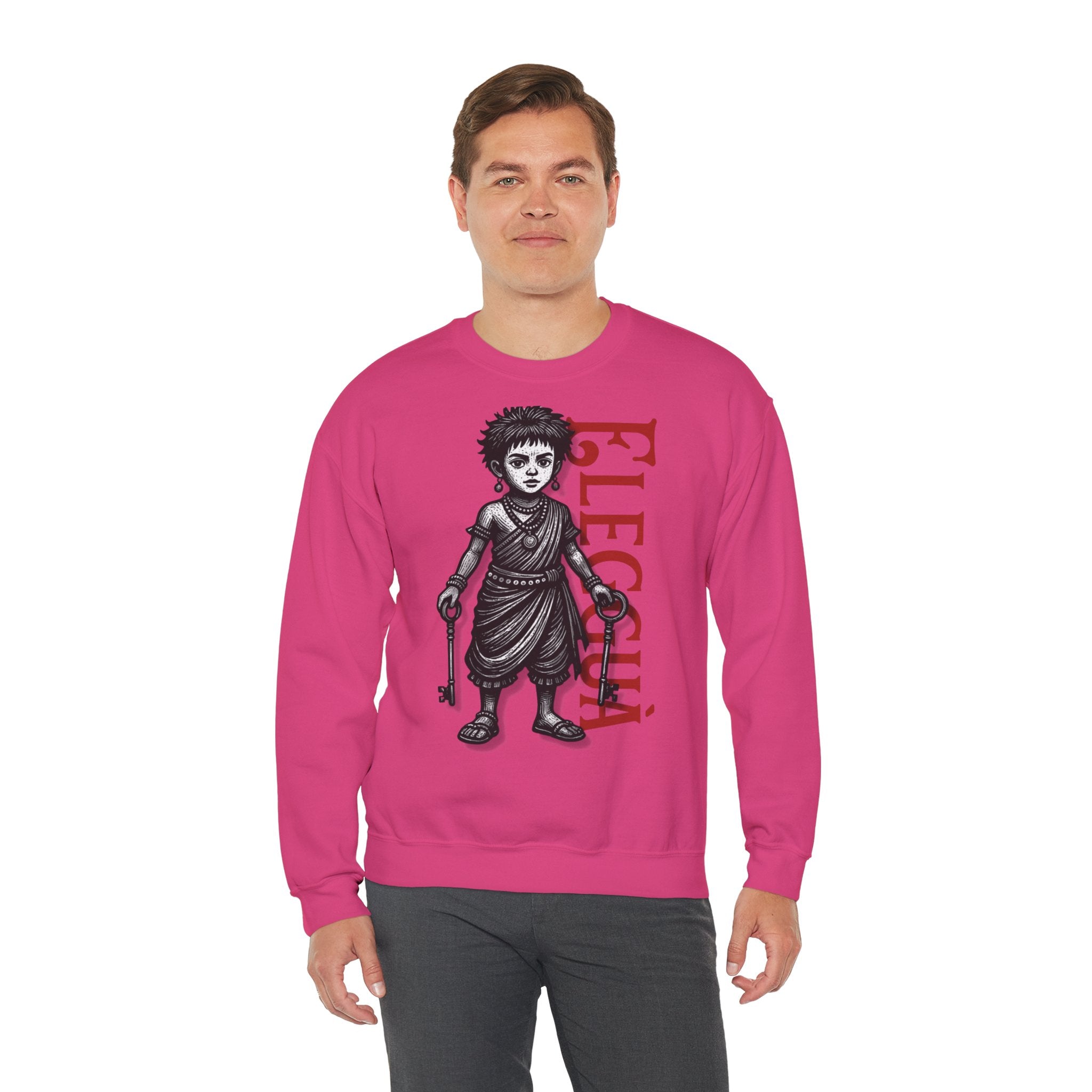Elegguá Child Sweatshirt – Santería/Orisha Devotional Crewneck