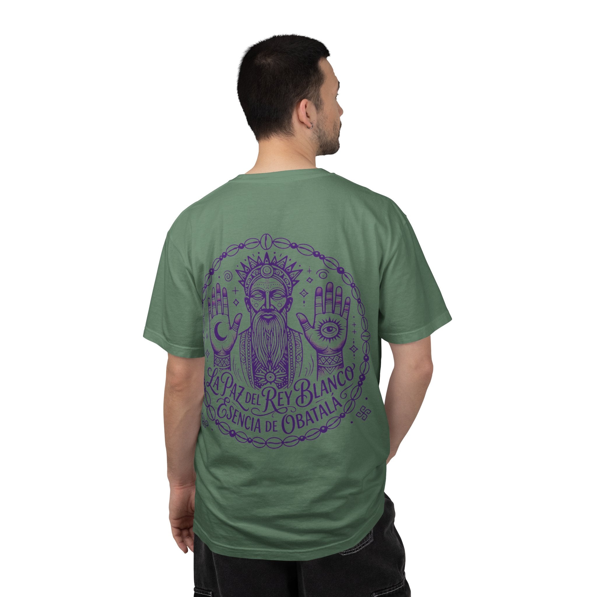 Obatalá Spirit T-Shirt — La Paz del Rey Blanco Graphic Tee