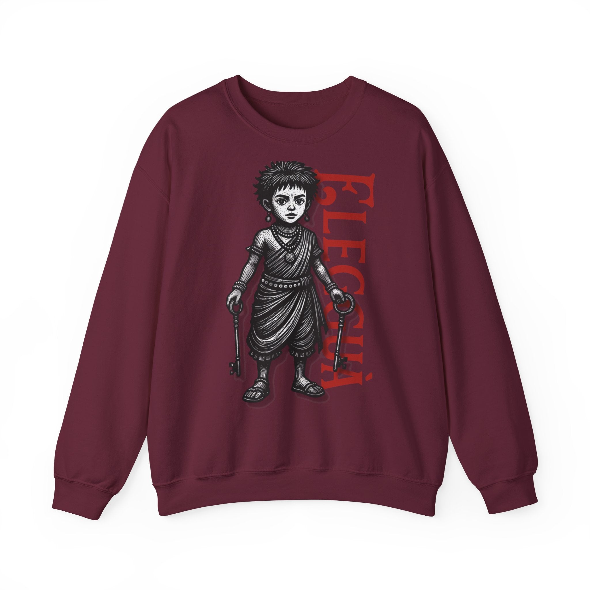 Elegguá Child Sweatshirt – Santería/Orisha Devotional Crewneck