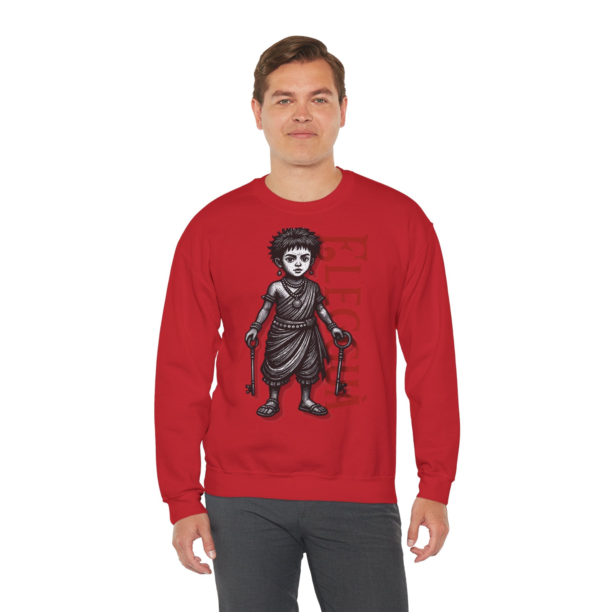 Elegguá Child Sweatshirt – Santería/Orisha Devotional Crewneck