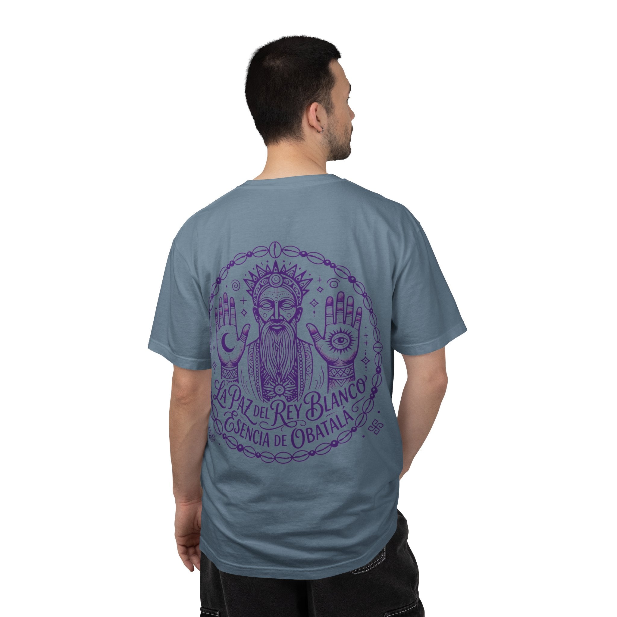 Obatalá Spirit T-Shirt — La Paz del Rey Blanco Graphic Tee