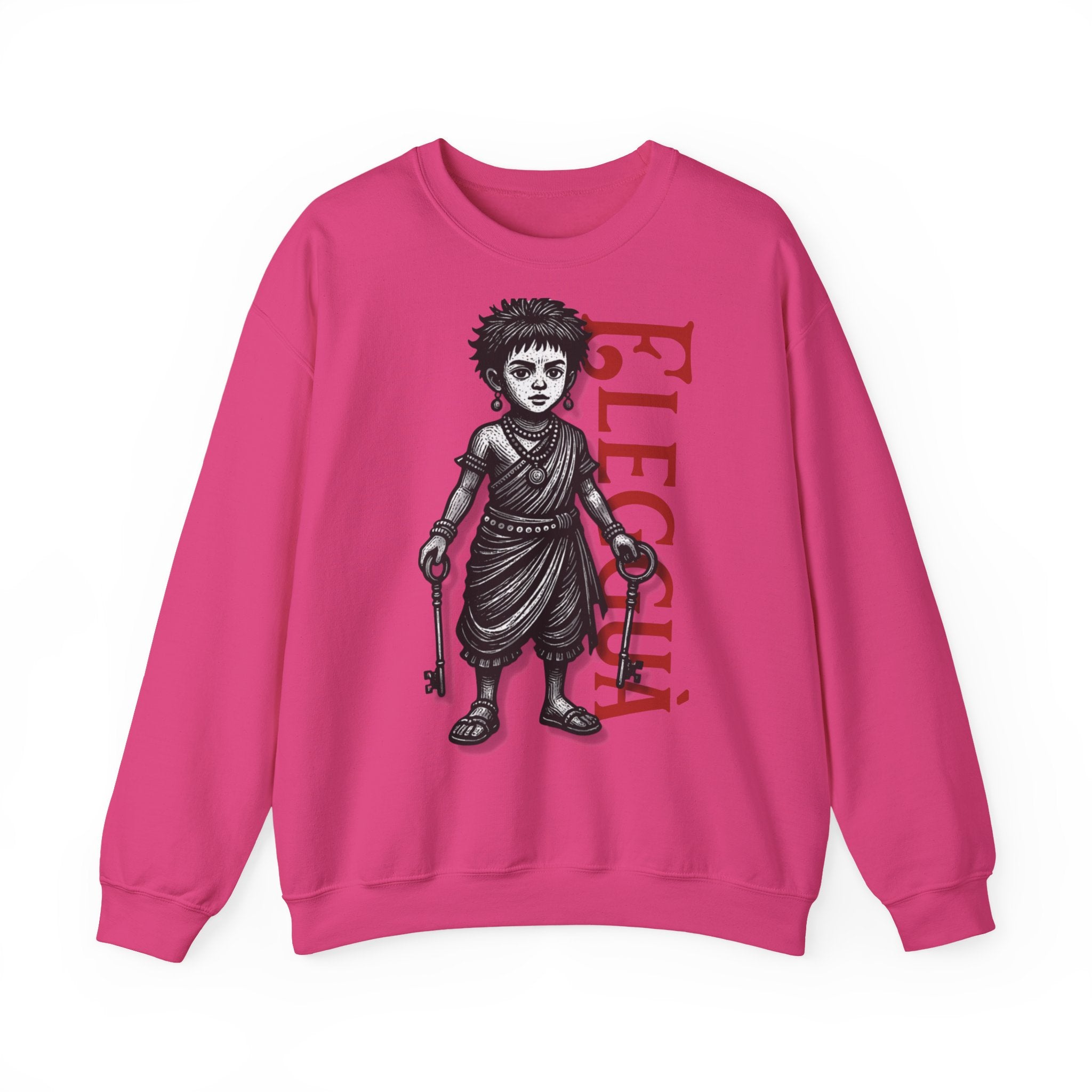 Elegguá Child Sweatshirt – Santería/Orisha Devotional Crewneck