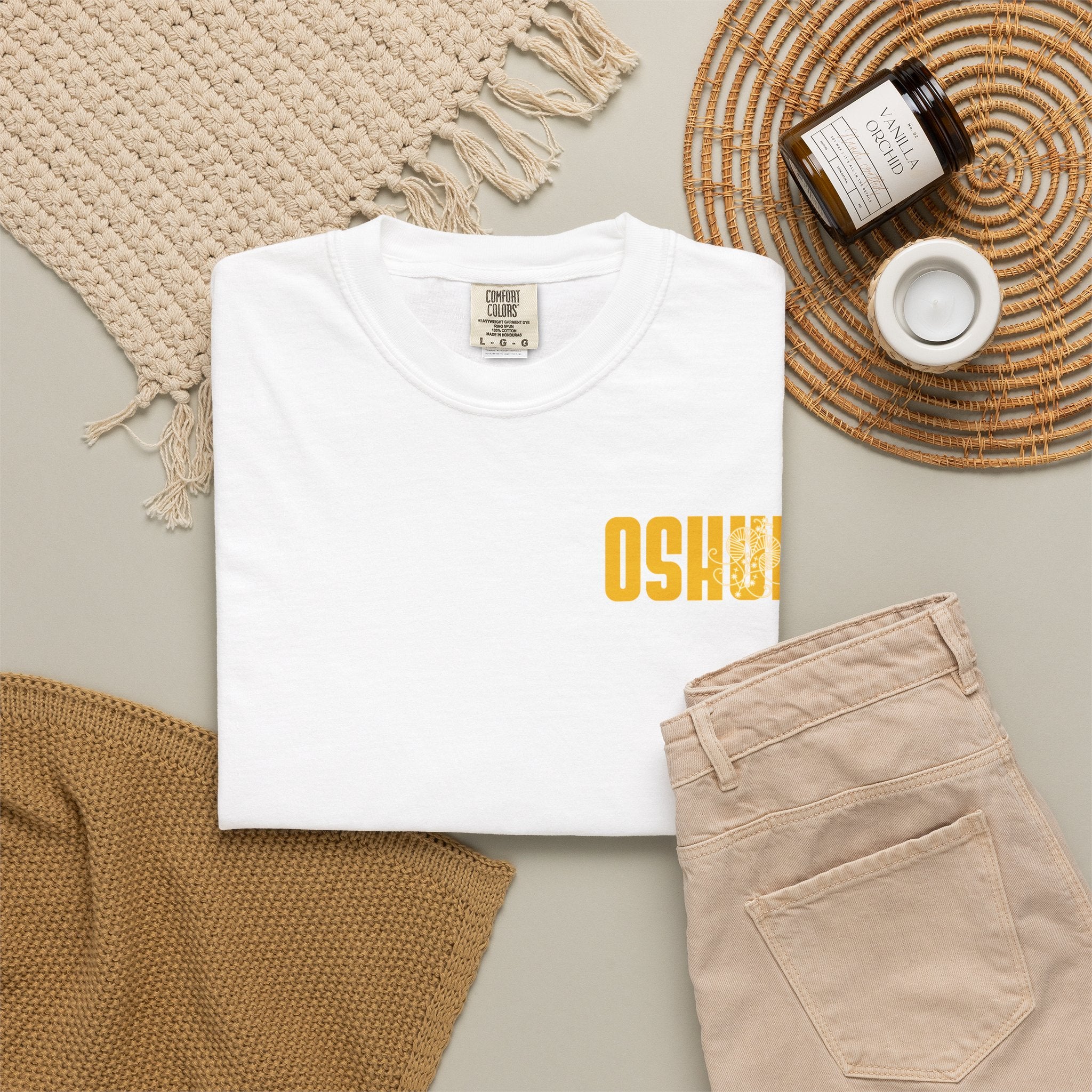 Oshun Goddess Graphic T-shirt | Afrocentric Illustration, Yellow Goddess Print