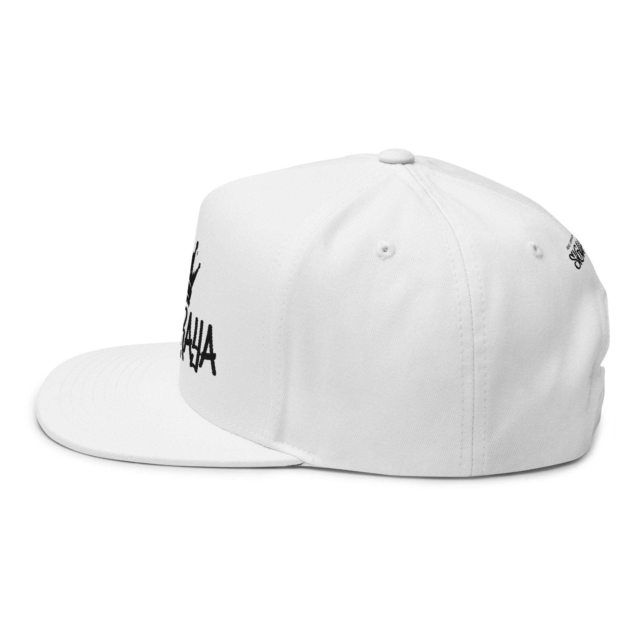 Snapback Hat — 'SiGwaraja' Crown Embroidered Flat Bill Cap