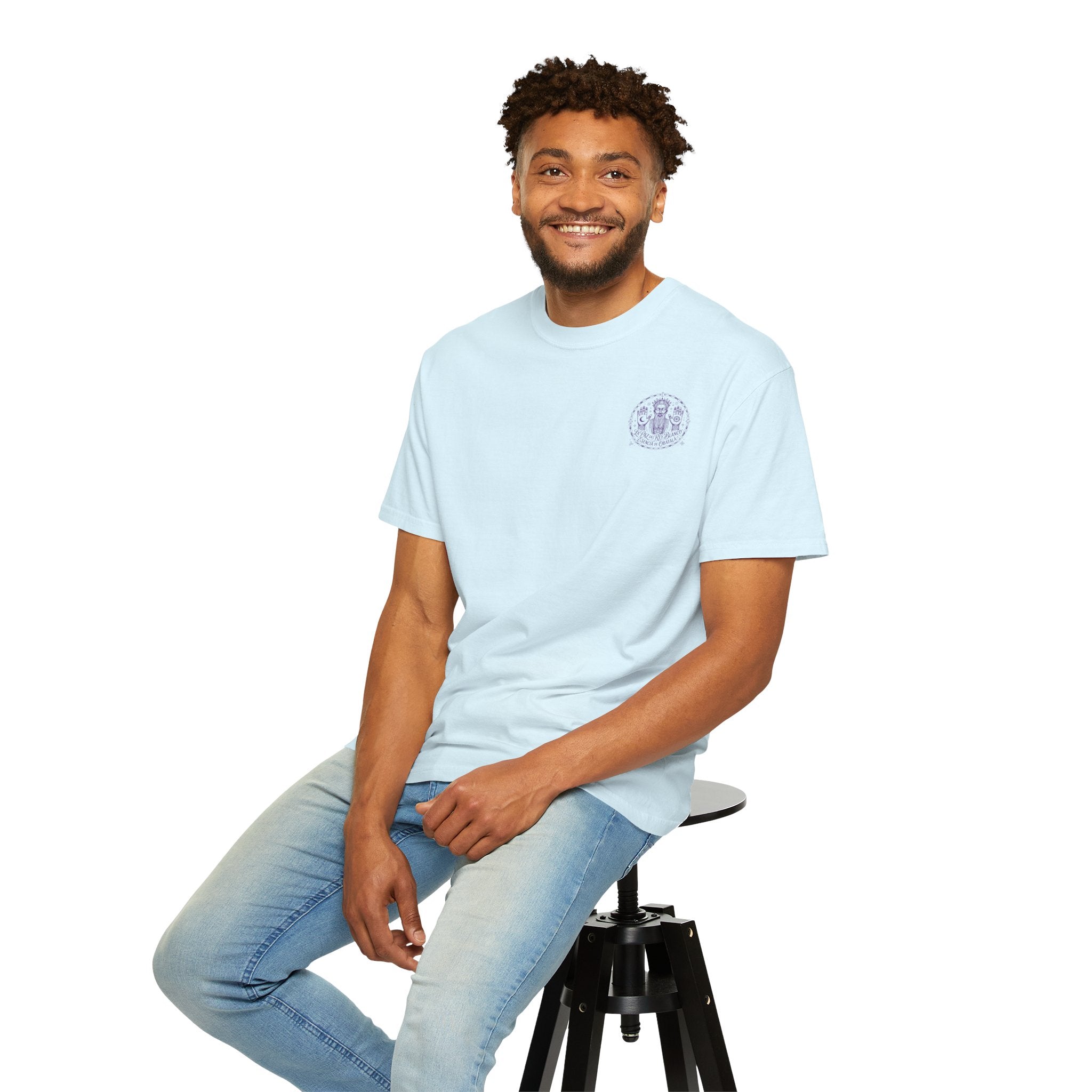 Obatalá Spirit T-Shirt — La Paz del Rey Blanco Graphic Tee
