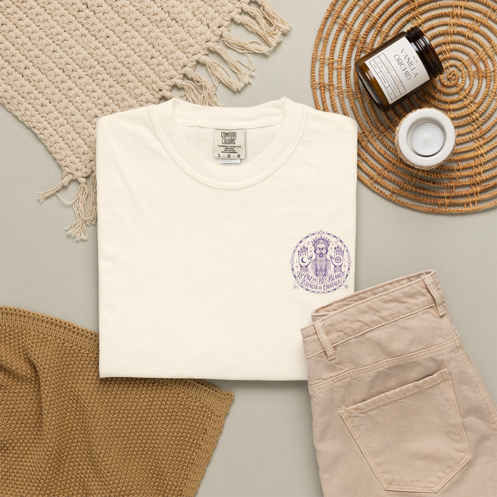 Obatalá Spirit T-Shirt — La Paz del Rey Blanco Graphic Tee