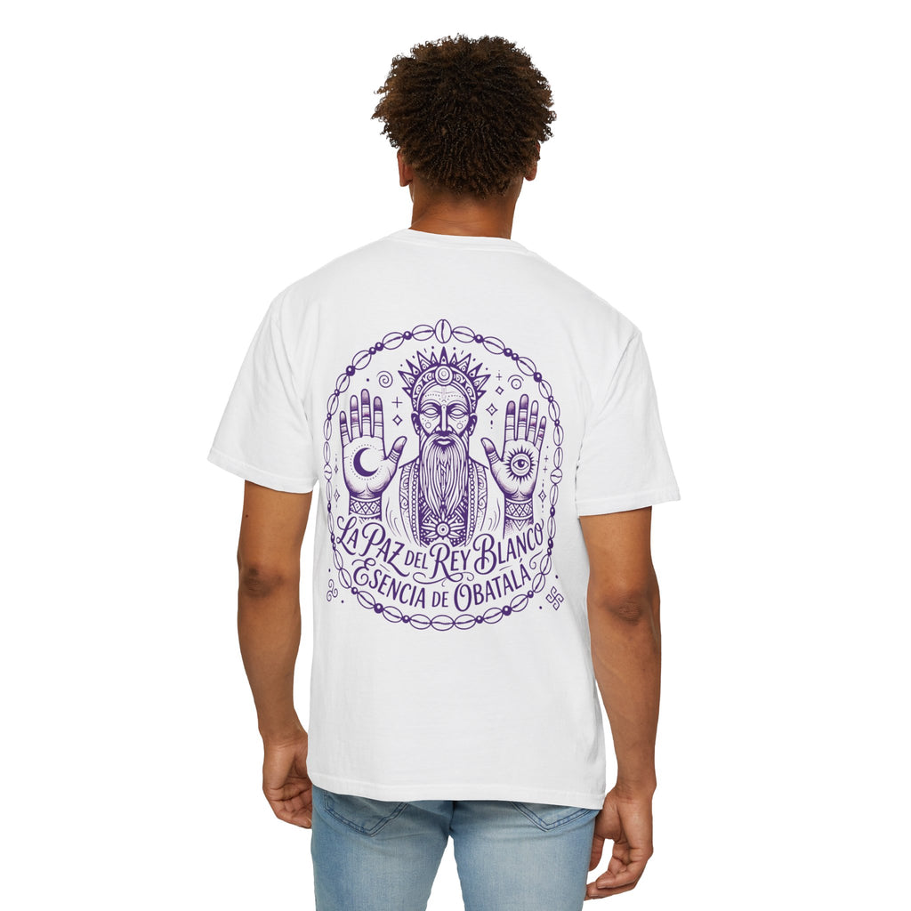 Obatalá Spirit T-Shirt — La Paz del Rey Blanco Graphic Tee