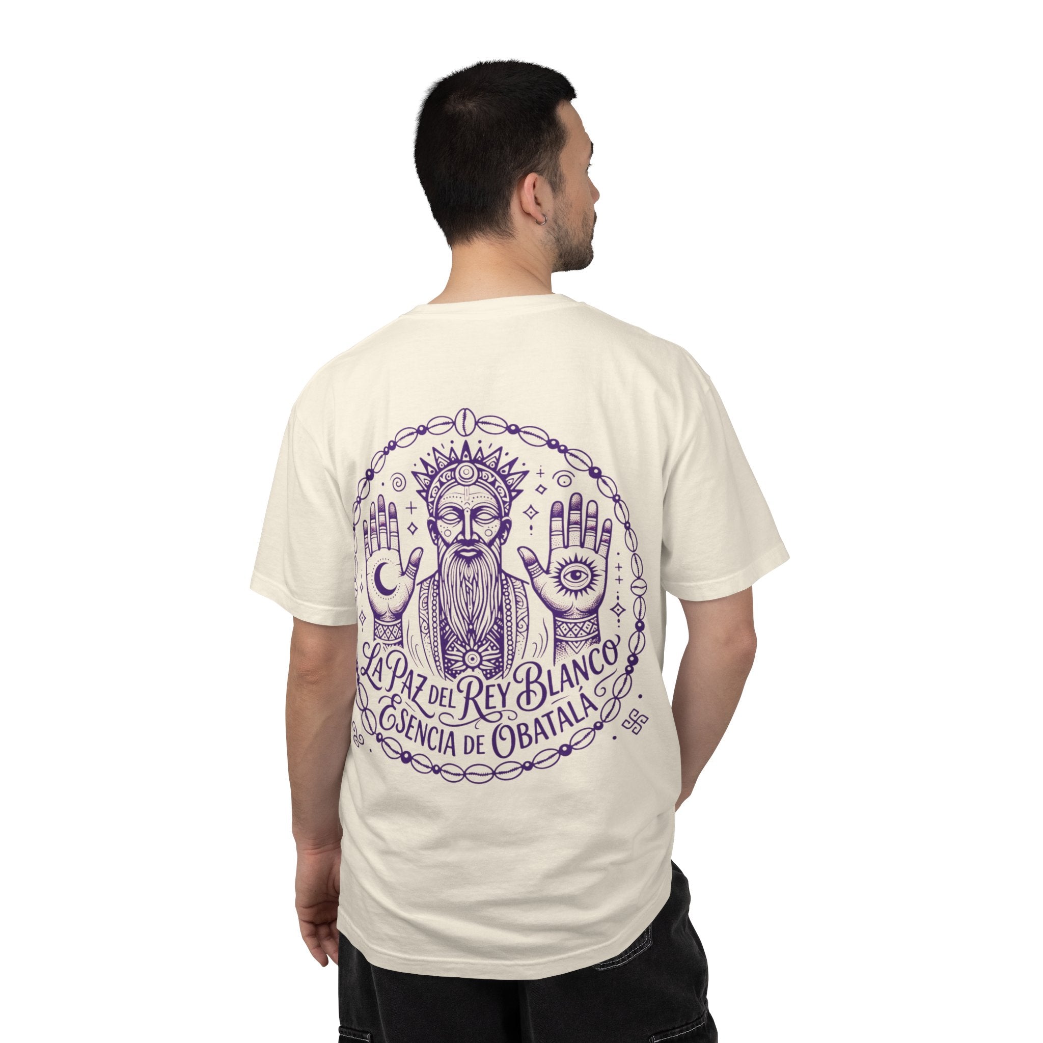 Obatalá Spirit T-Shirt — La Paz del Rey Blanco Graphic Tee