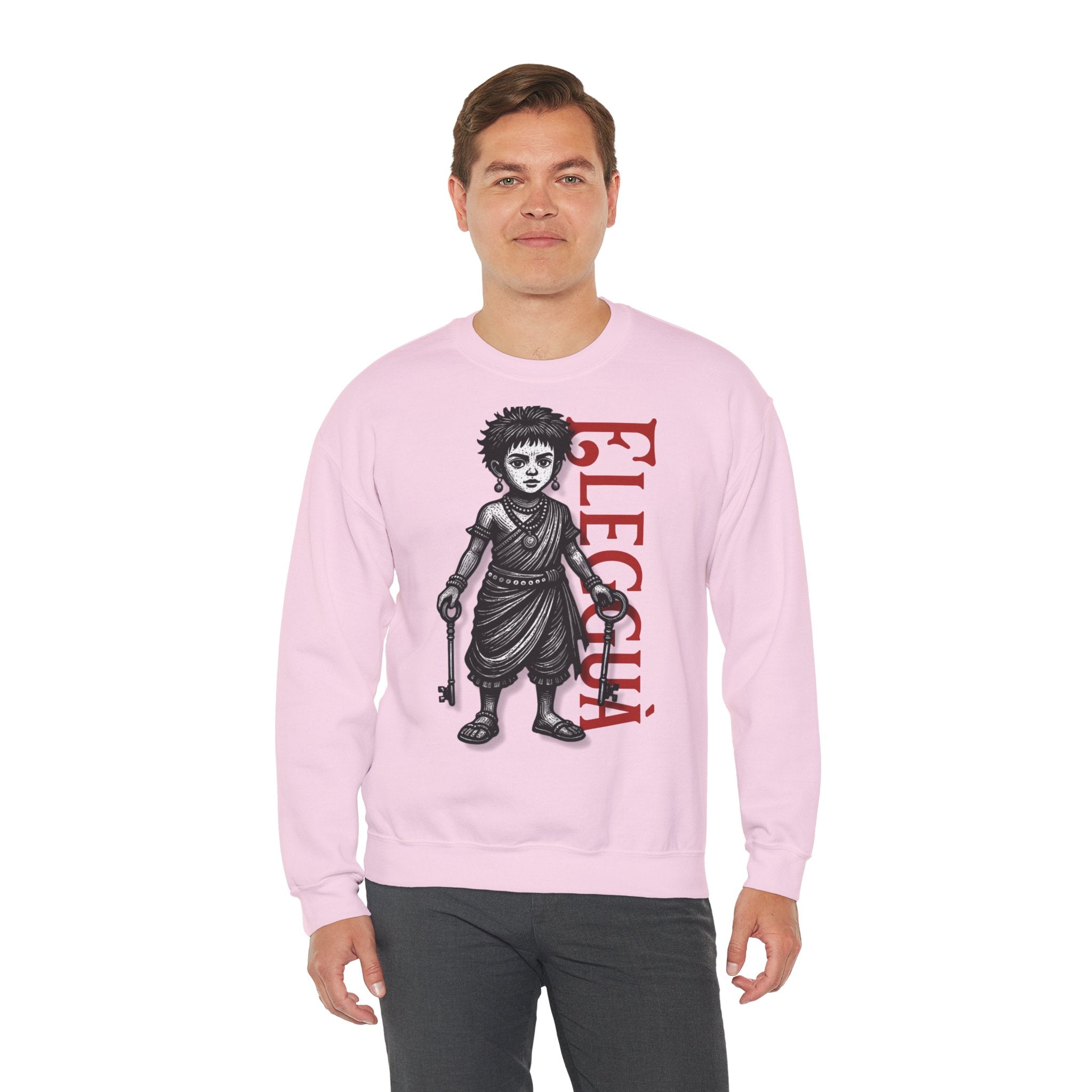 Elegguá Child Sweatshirt – Santería/Orisha Devotional Crewneck