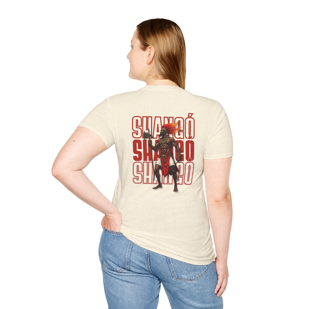 SHANGÓ Logo Tee | Short Chest Print T-Shirt