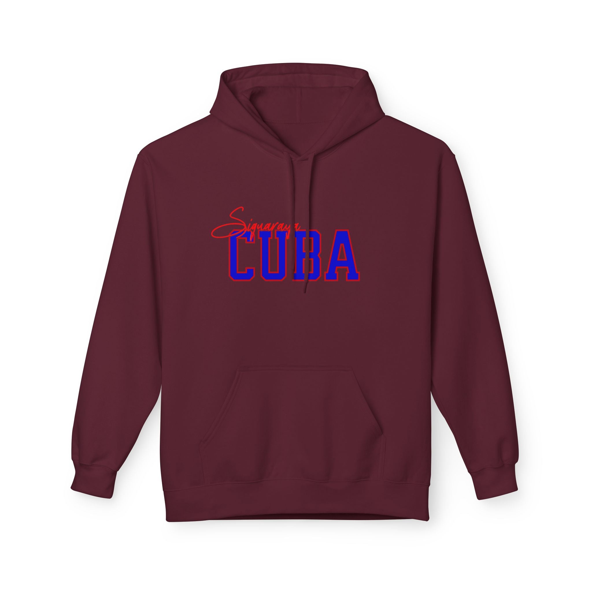 Hoodie — Bold 'Sigua Raya' Neon Script Back Print