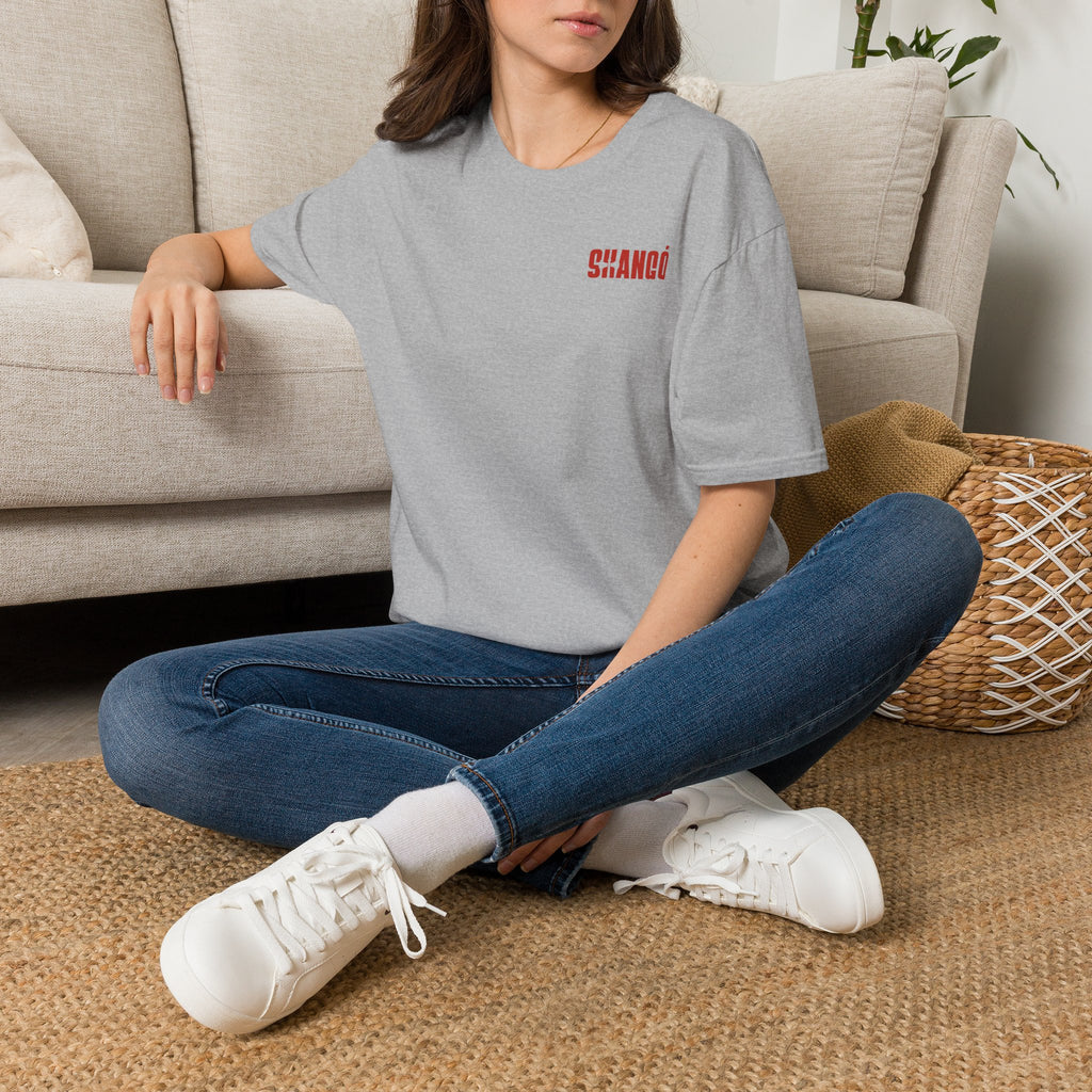 SHANGÓ Logo Tee | Short Chest Print T-Shirt