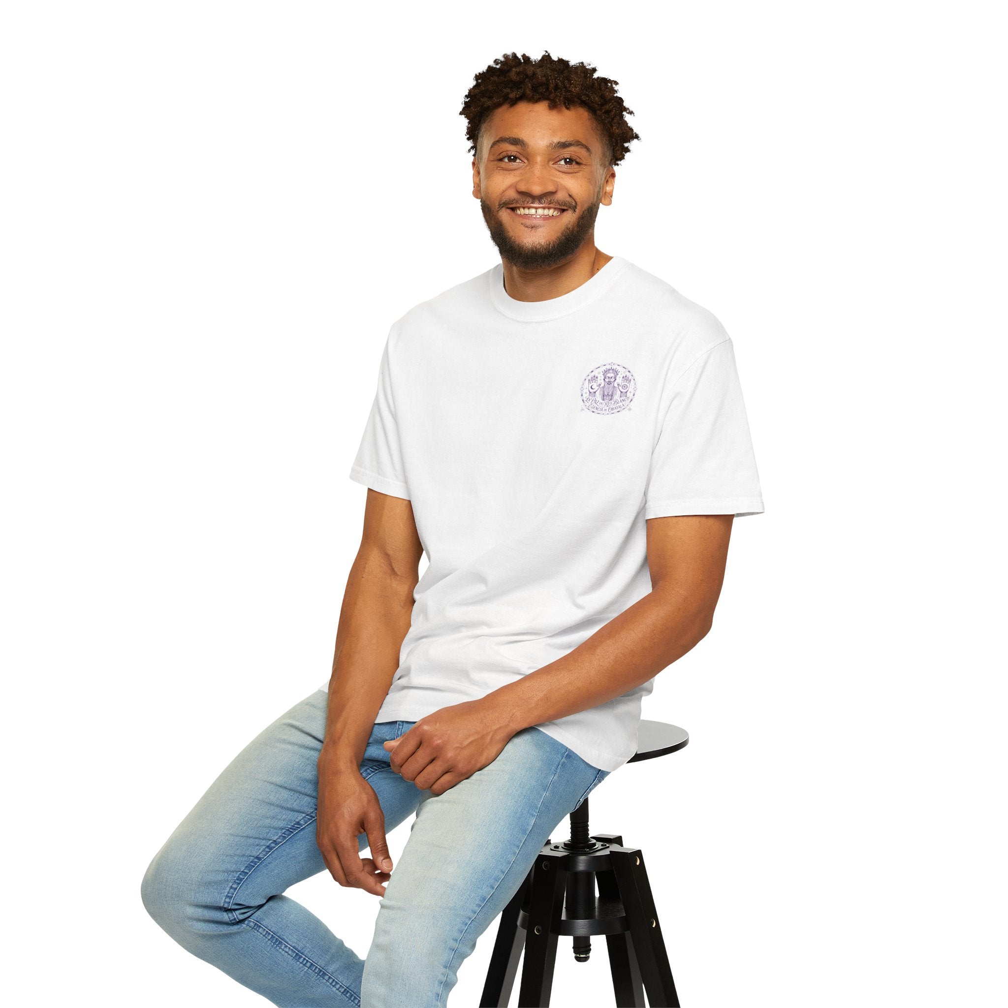 Obatalá Spirit T-Shirt — La Paz del Rey Blanco Graphic Tee