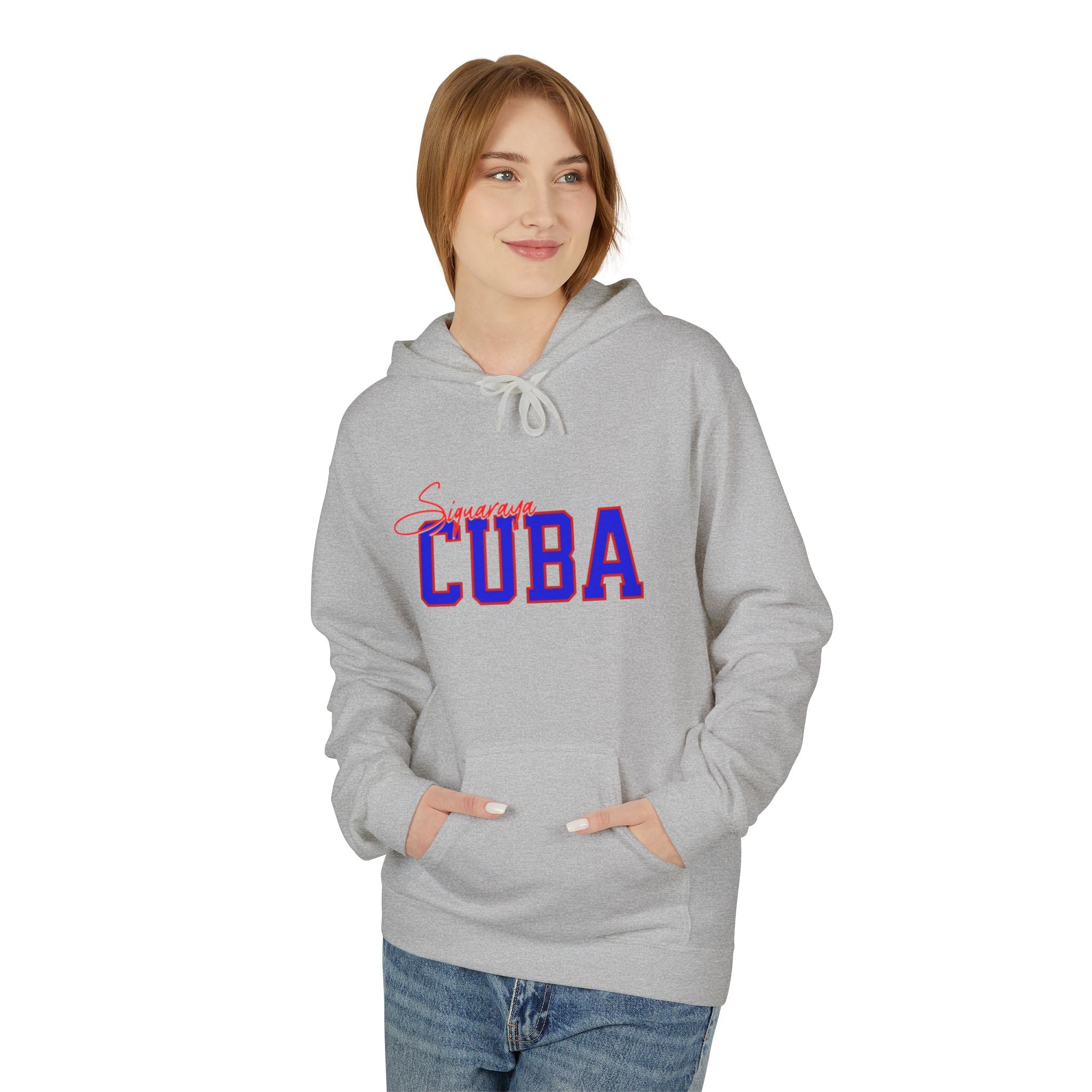 Hoodie — Bold 'Sigua Raya' Neon Script Back Print