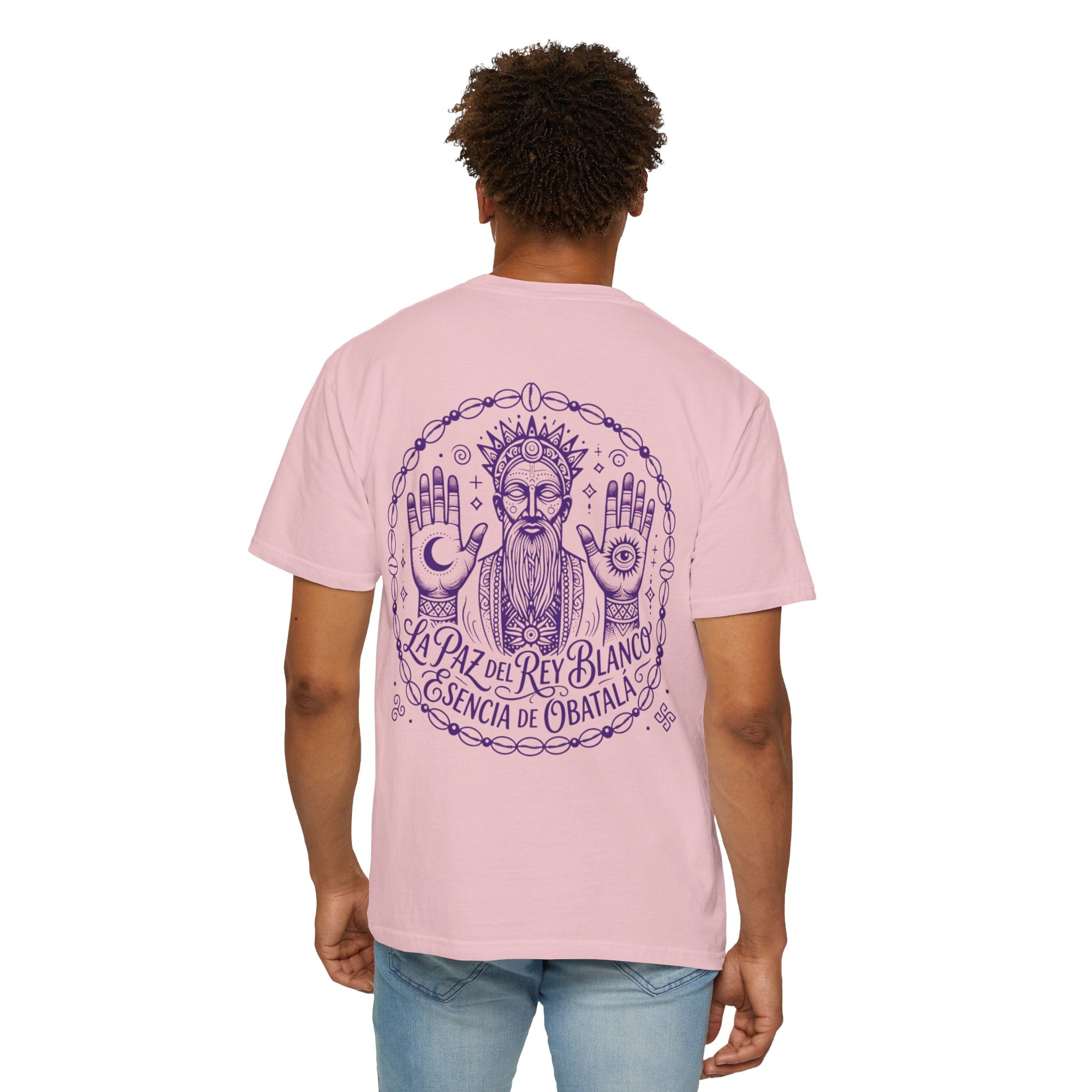Obatalá Spirit T-Shirt — La Paz del Rey Blanco Graphic Tee