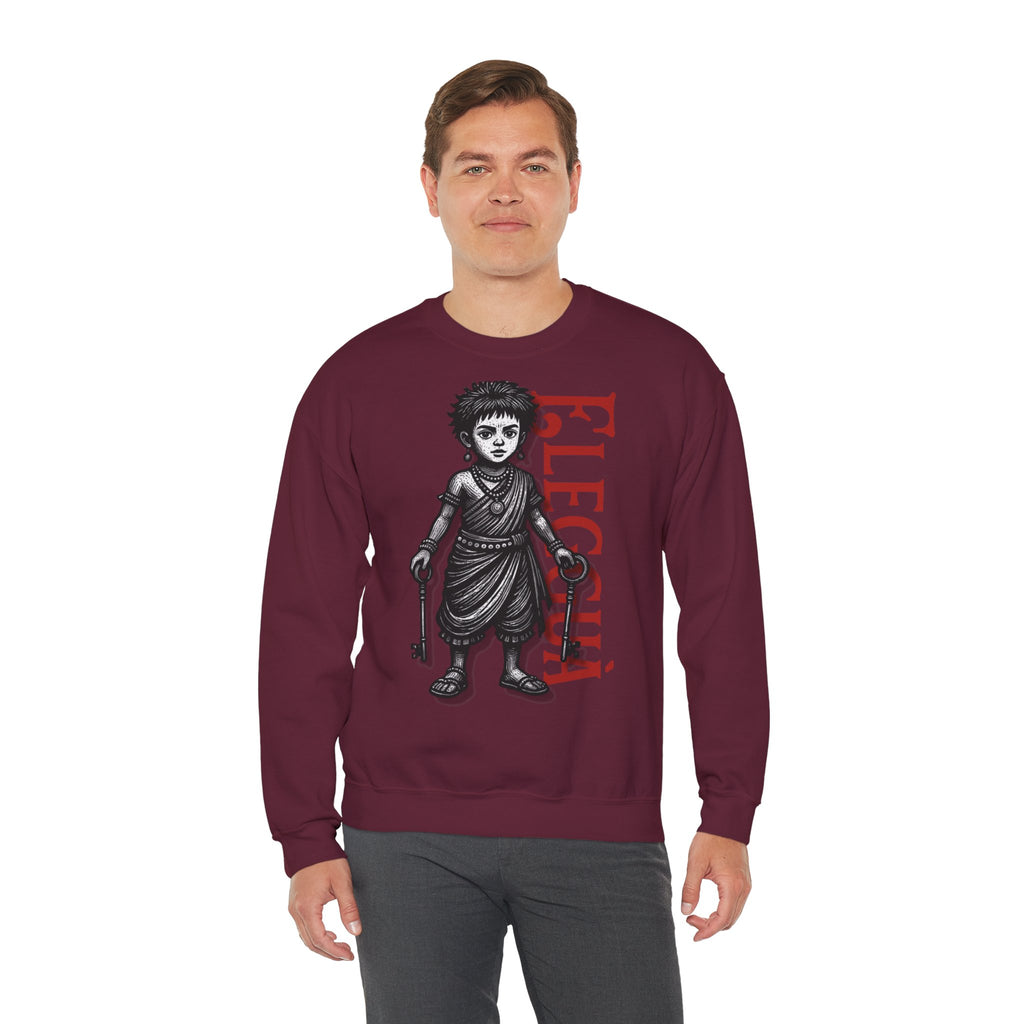 Elegguá Child Sweatshirt – Santería/Orisha Devotional Crewneck