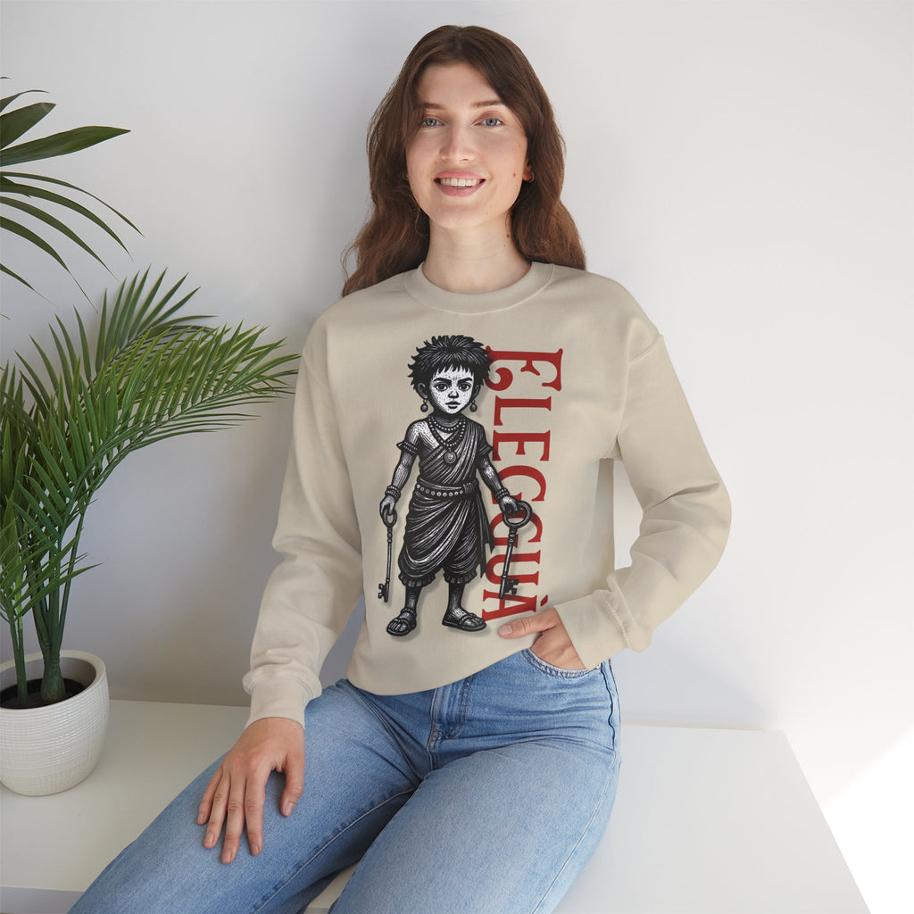 Elegguá Child Sweatshirt – Santería/Orisha Devotional Crewneck