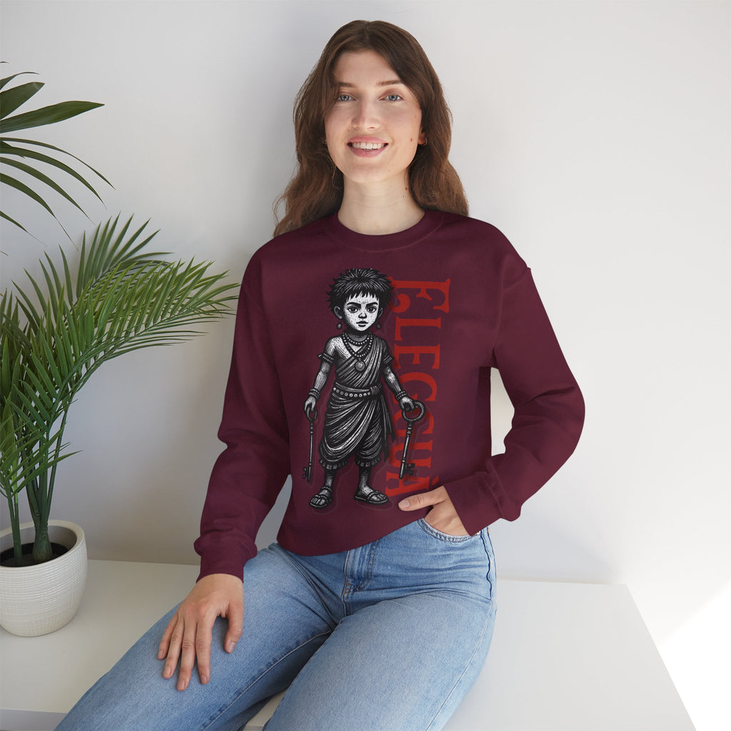 Elegguá Child Sweatshirt – Santería/Orisha Devotional Crewneck