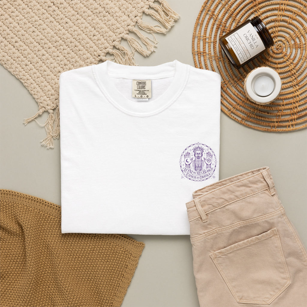 Obatalá Spirit T-Shirt — La Paz del Rey Blanco Graphic Tee