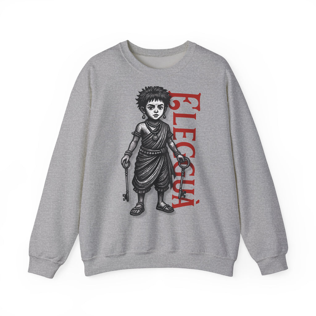 Elegguá Child Sweatshirt – Santería/Orisha Devotional Crewneck