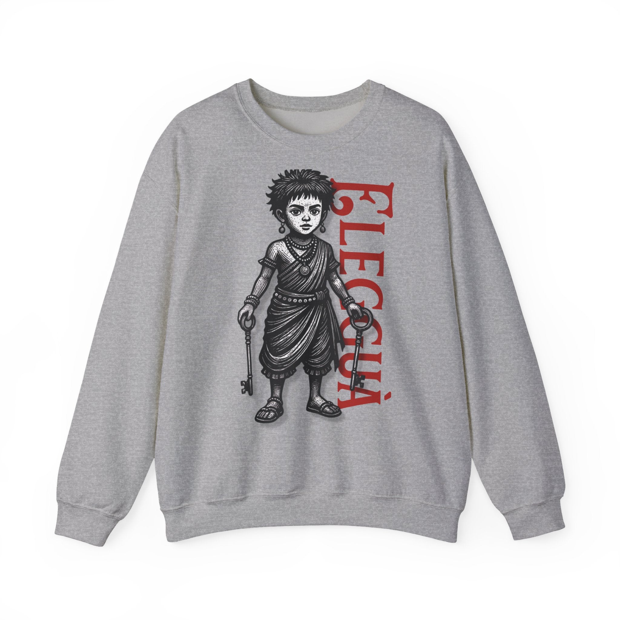 Elegguá Child Sweatshirt – Santería/Orisha Devotional Crewneck