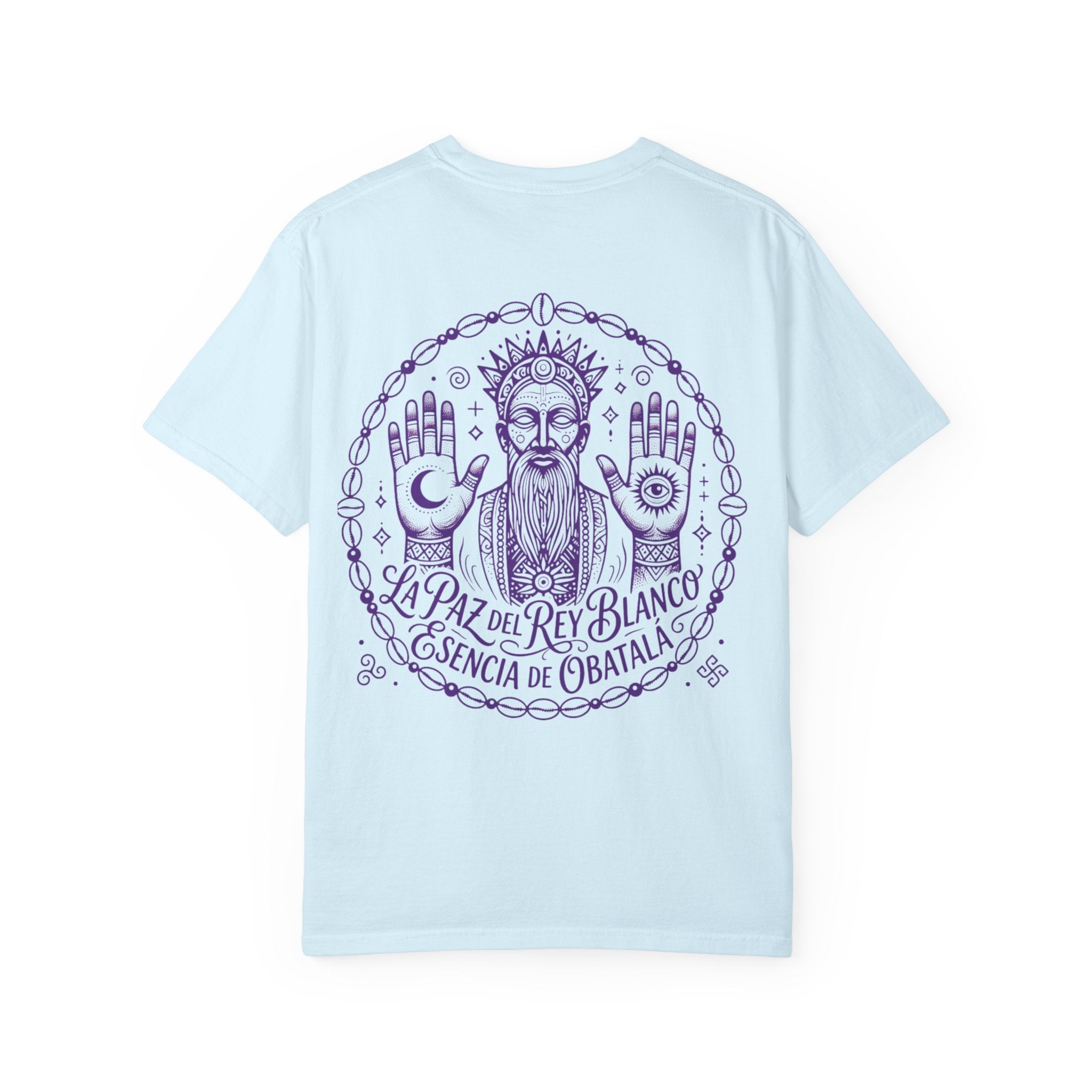 Obatalá Spirit T-Shirt — La Paz del Rey Blanco Graphic Tee
