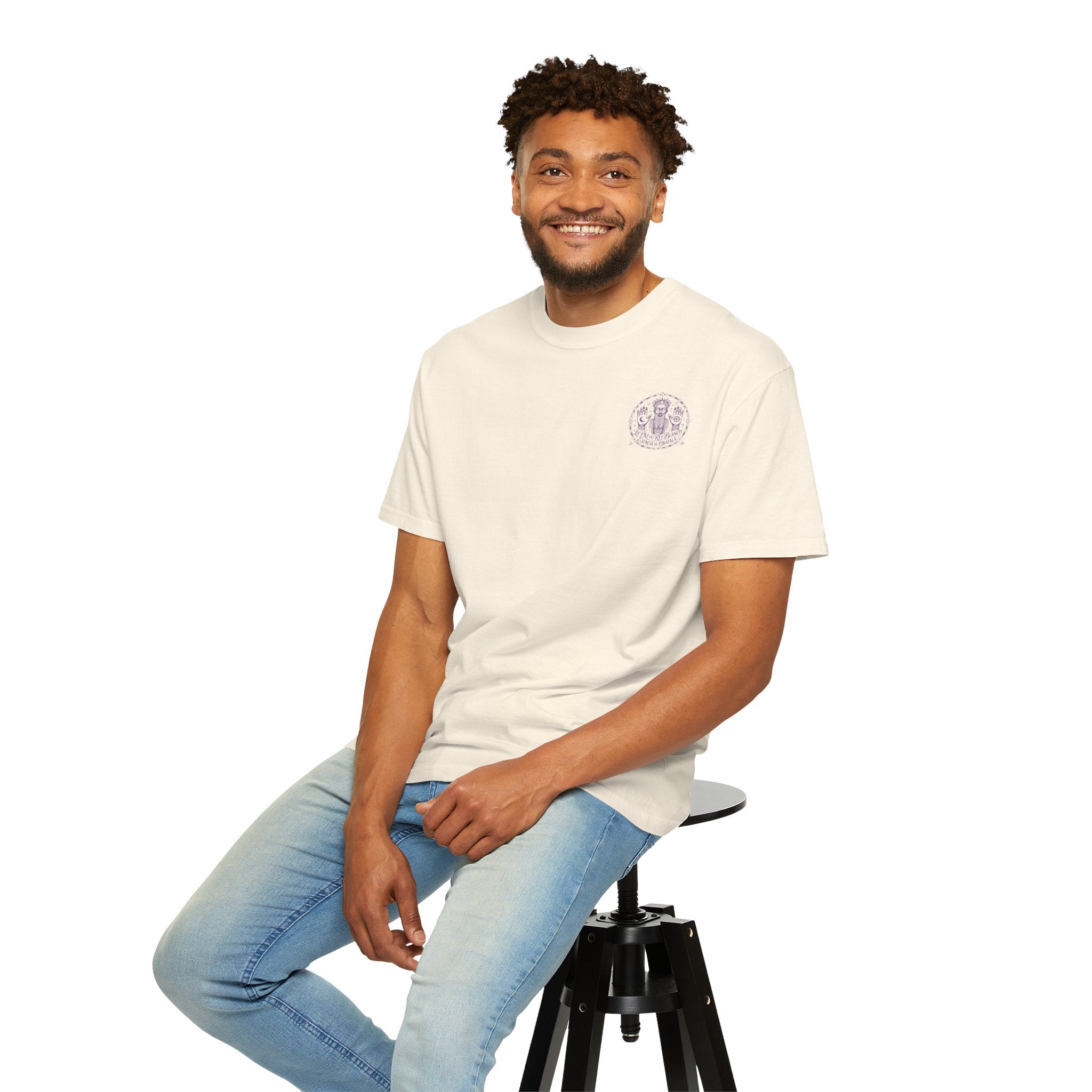 Obatalá Spirit T-Shirt — La Paz del Rey Blanco Graphic Tee