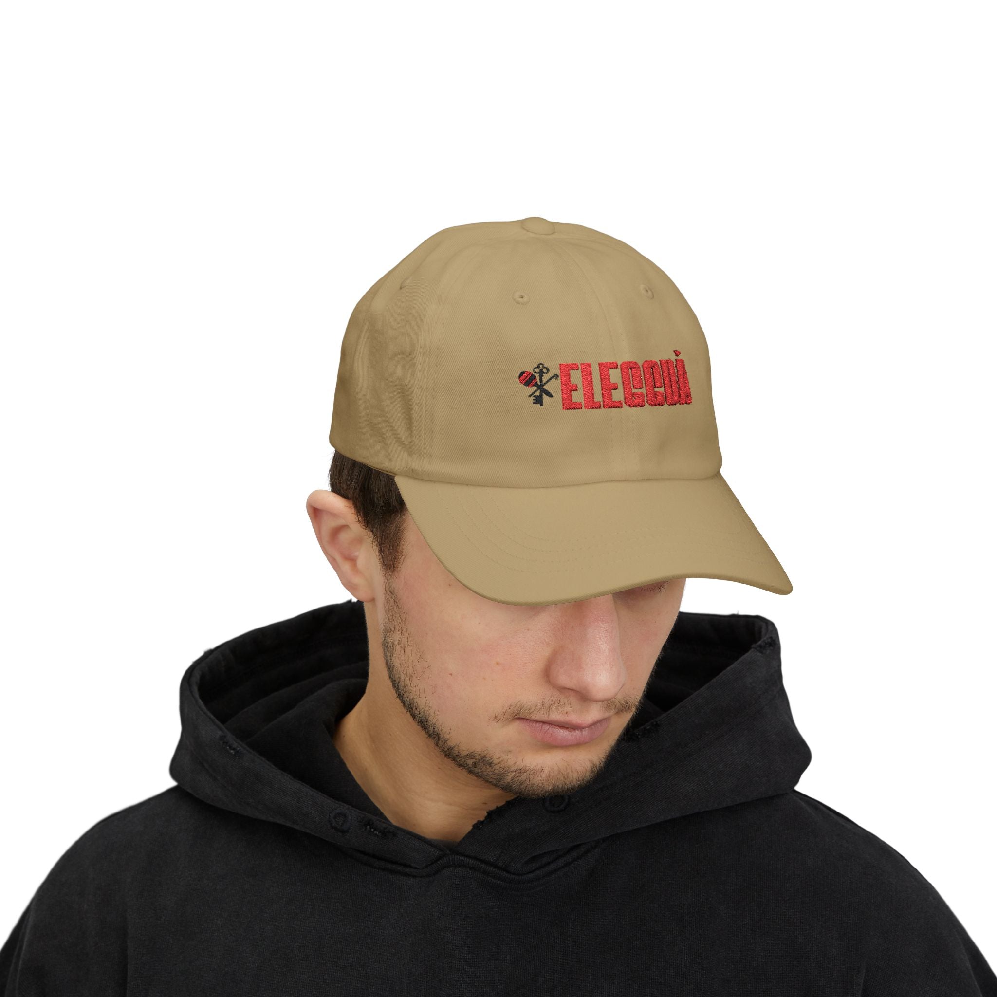 Eleguá Embroidered Dad Cap – Spiritual Afro-Cuban Orisha Hat
