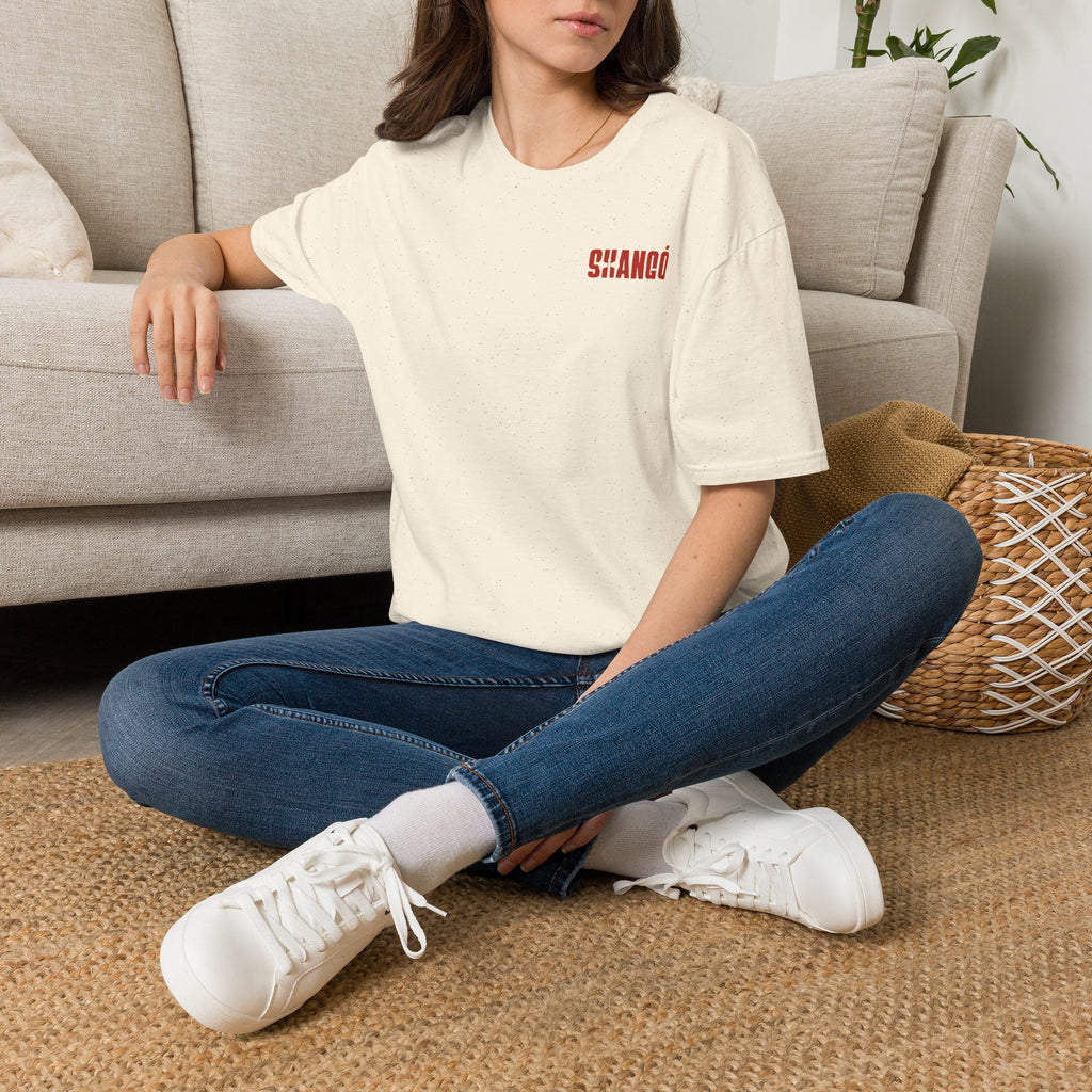 SHANGÓ Logo Tee | Short Chest Print T-Shirt