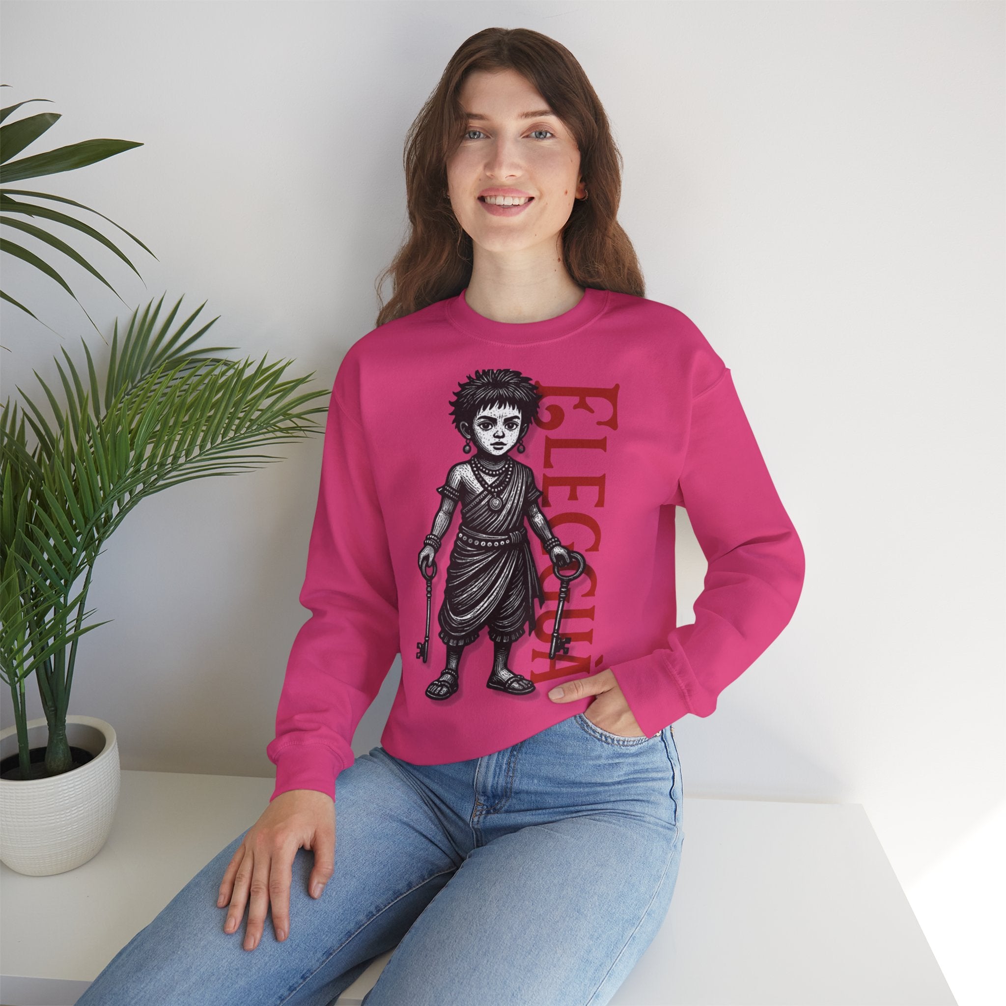 Elegguá Child Sweatshirt – Santería/Orisha Devotional Crewneck