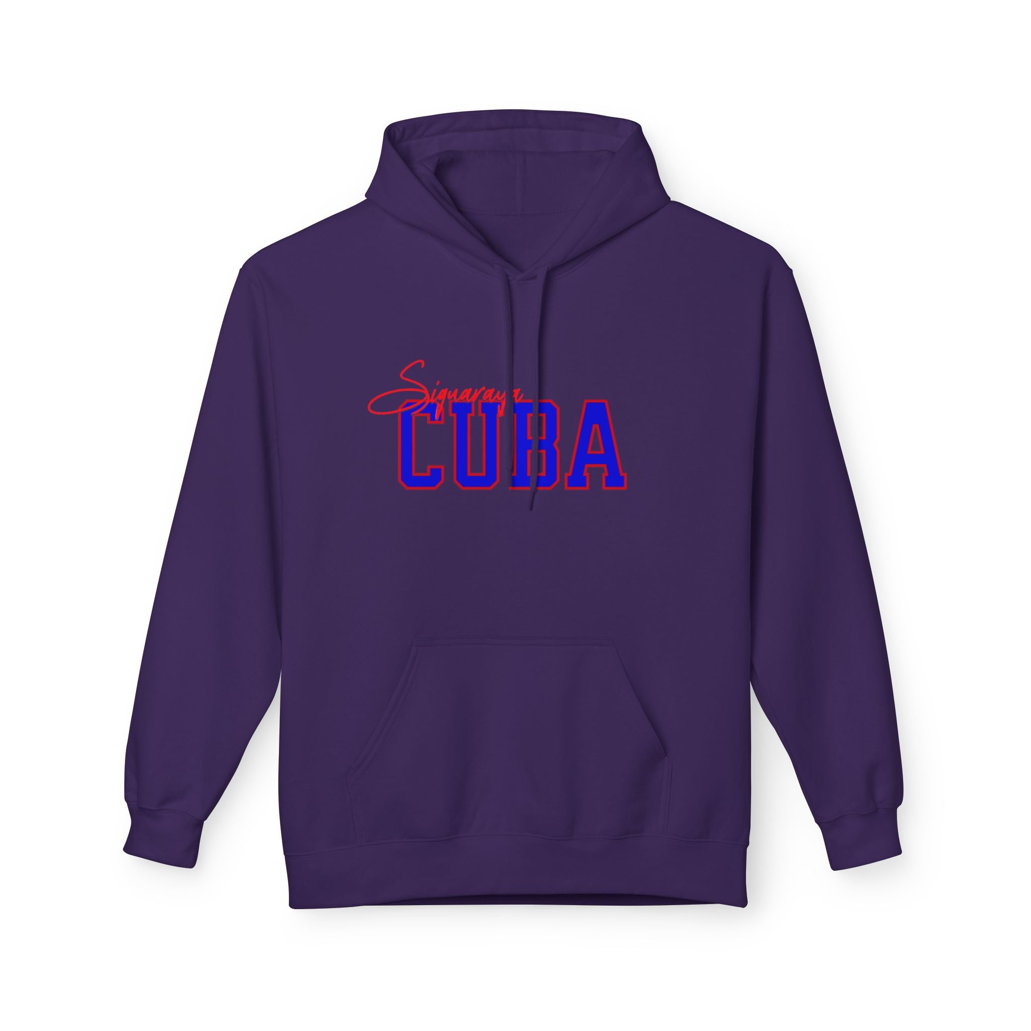 Hoodie — Bold 'Sigua Raya' Neon Script Back Print