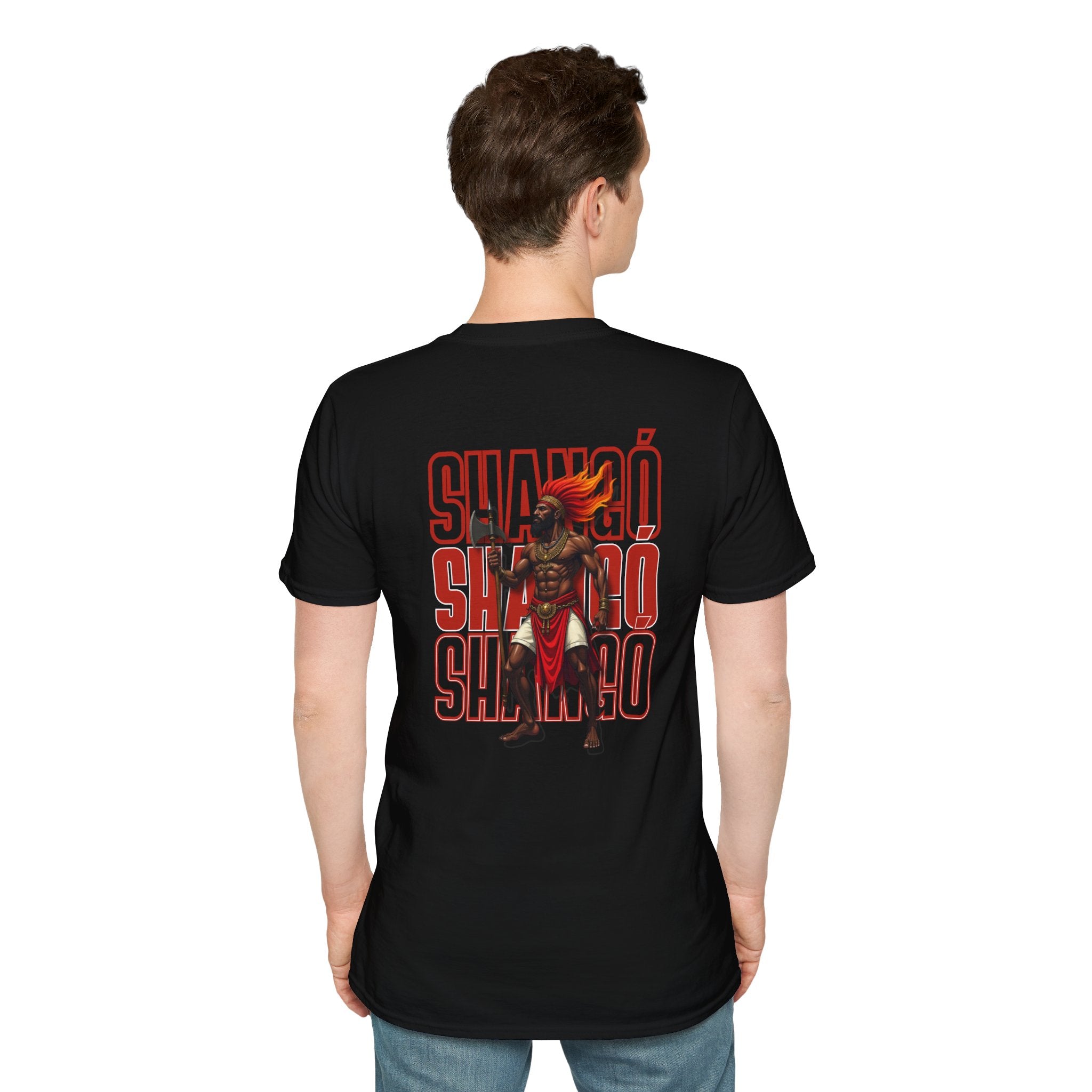 SHANGÓ Logo Tee | Short Chest Print T-Shirt