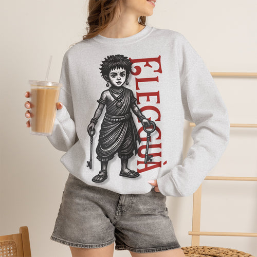 Elegguá Child Sweatshirt – Santería/Orisha Devotional Crewneck
