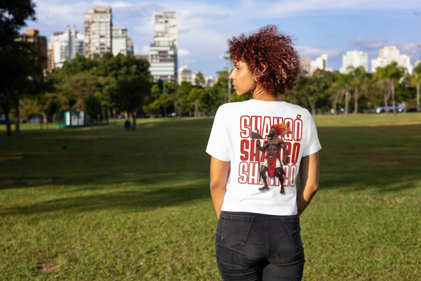 SHANGÓ Logo Tee | Short Chest Print T-Shirt