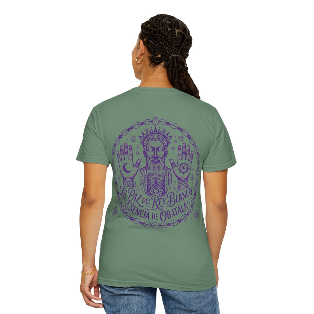 Obatalá Spirit T-Shirt — La Paz del Rey Blanco Graphic Tee