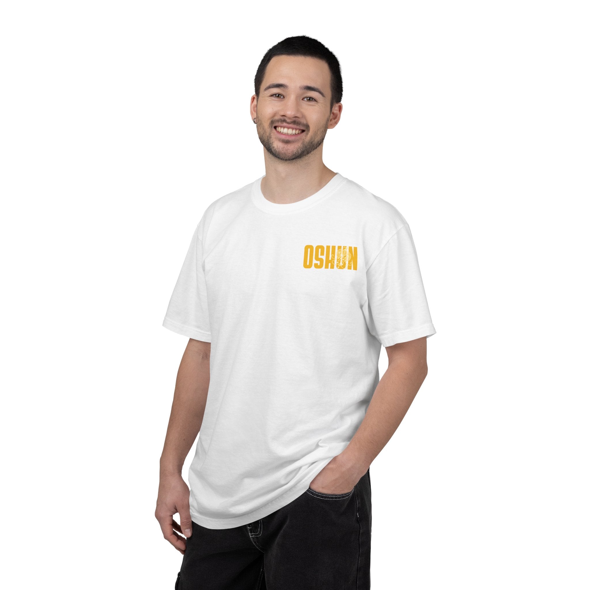 Oshun Goddess Graphic T-shirt | Afrocentric Illustration, Yellow Goddess Print