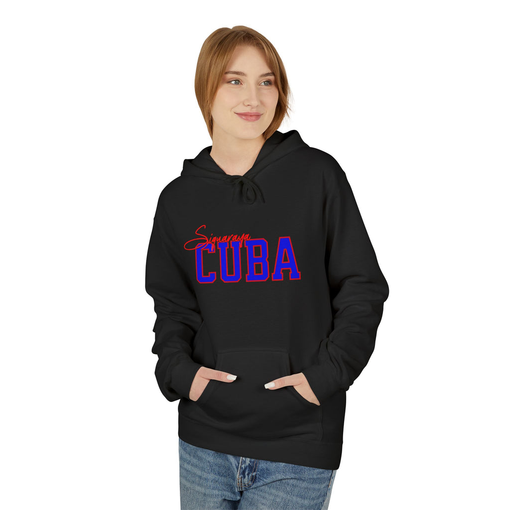 Hoodie — Bold 'Sigua Raya' Neon Script Back Print