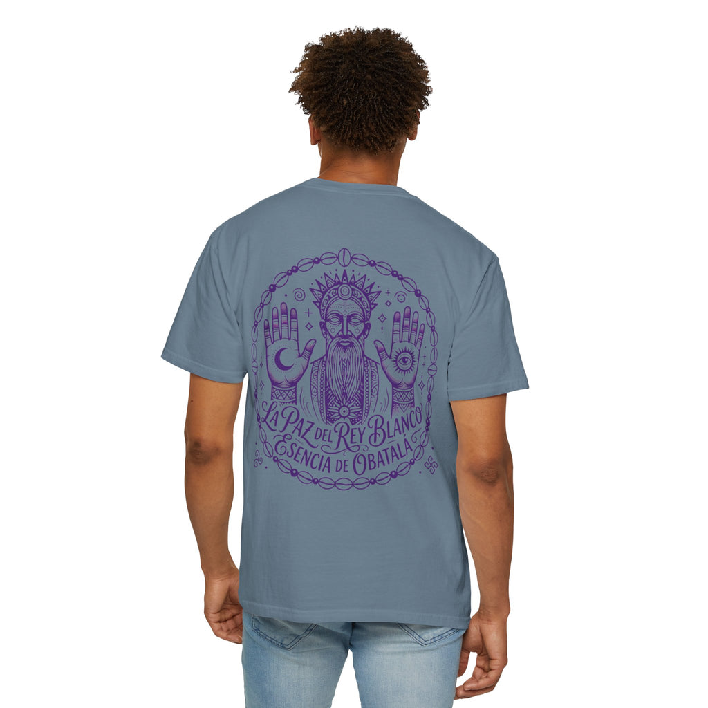 Obatalá Spirit T-Shirt — La Paz del Rey Blanco Graphic Tee