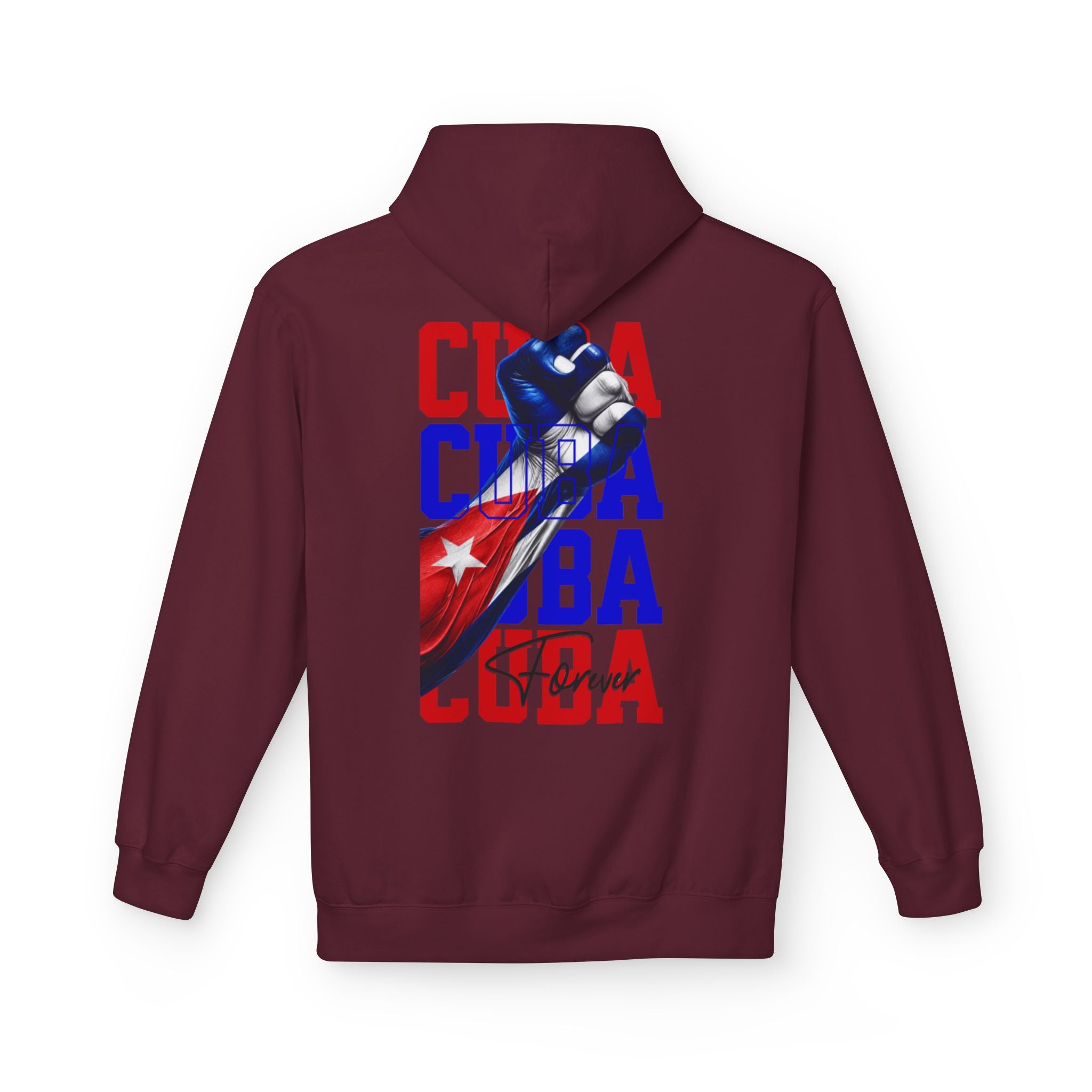 Hoodie — Bold 'Sigua Raya' Neon Script Back Print