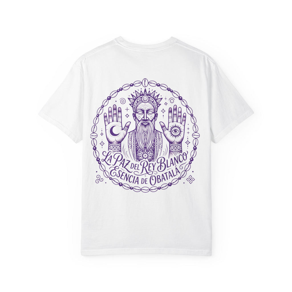 Obatalá Spirit T-Shirt — La Paz del Rey Blanco Graphic Tee