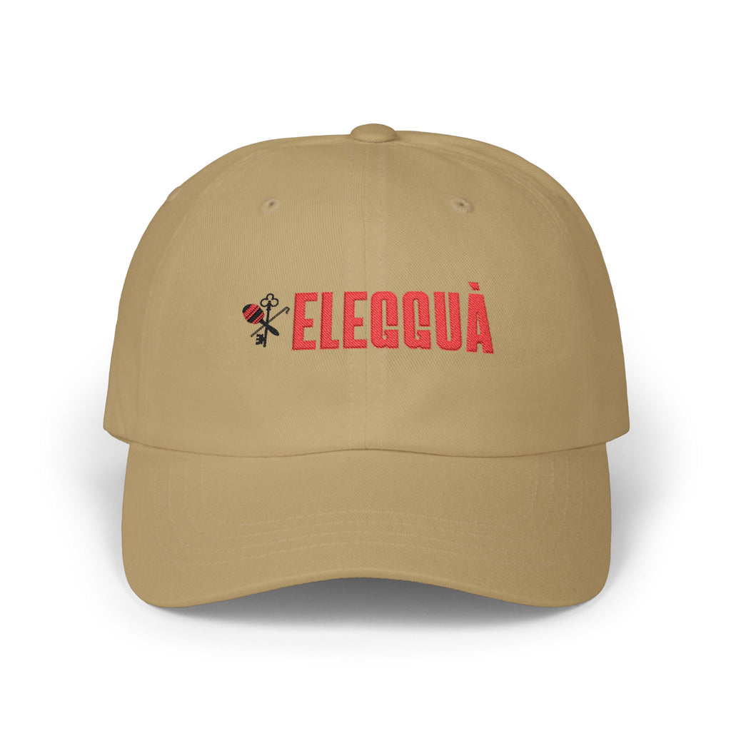 Eleguá Embroidered Dad Cap – Spiritual Afro-Cuban Orisha Hat