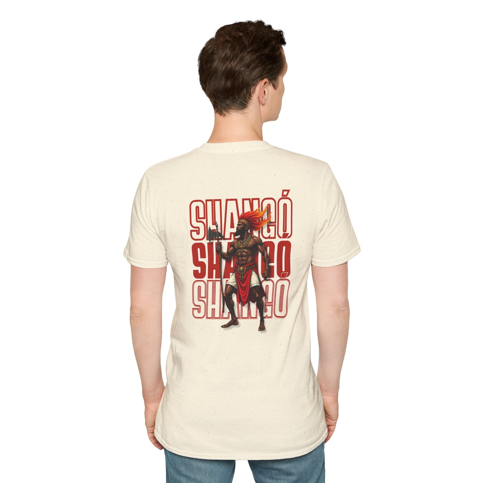SHANGÓ Logo Tee | Short Chest Print T-Shirt