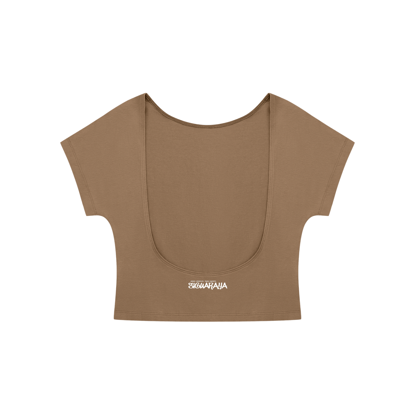 Siguaraya Women's Open-Back T-Shirt, Cut Out Back Tops for Women, Casual Summer Open Back Shirt, Stylish Trendy Backless Tee, Gift for Her
