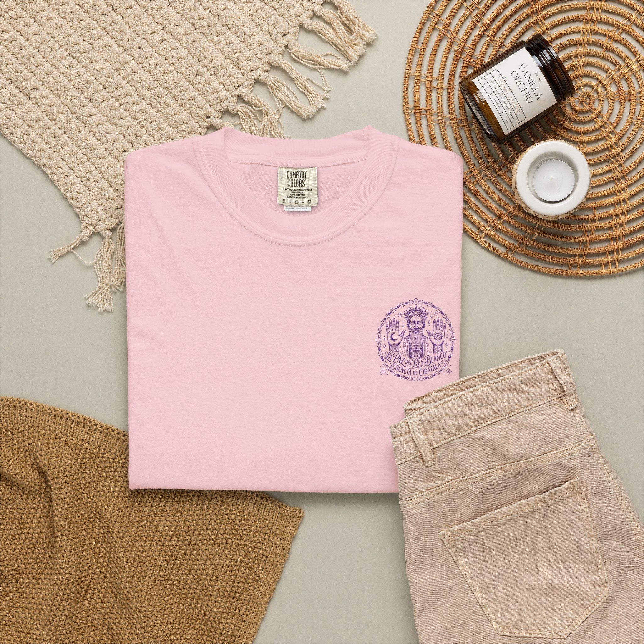 Obatalá Spirit T-Shirt — La Paz del Rey Blanco Graphic Tee