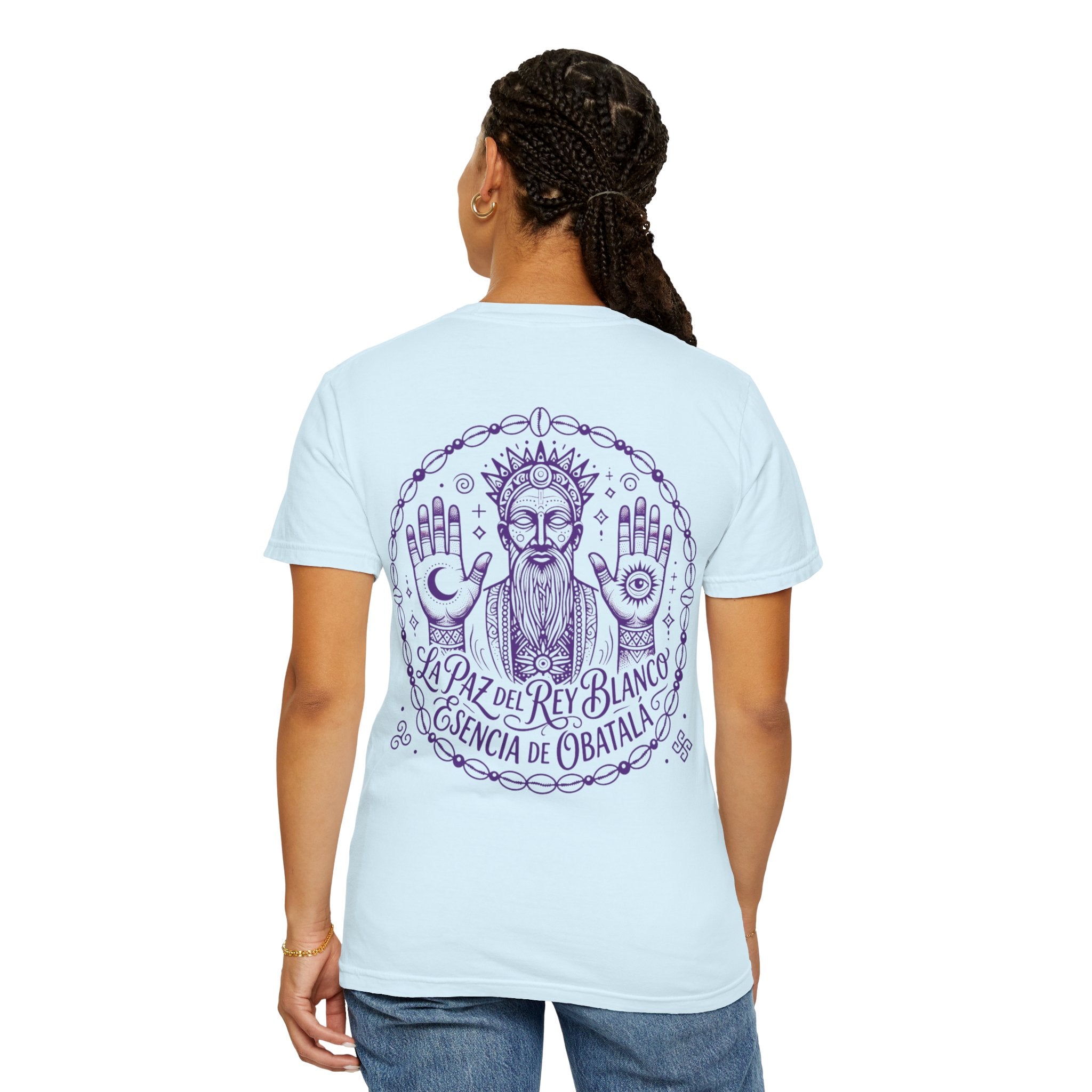 Obatalá Spirit T-Shirt — La Paz del Rey Blanco Graphic Tee